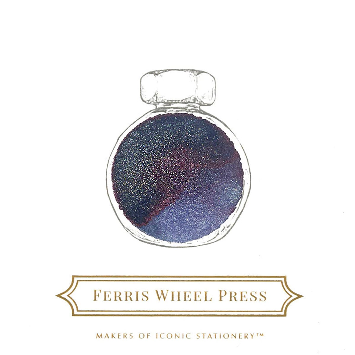 Ferris Wheel Press Stroke Of Midnight Şişe Mürekkep - 38 ml