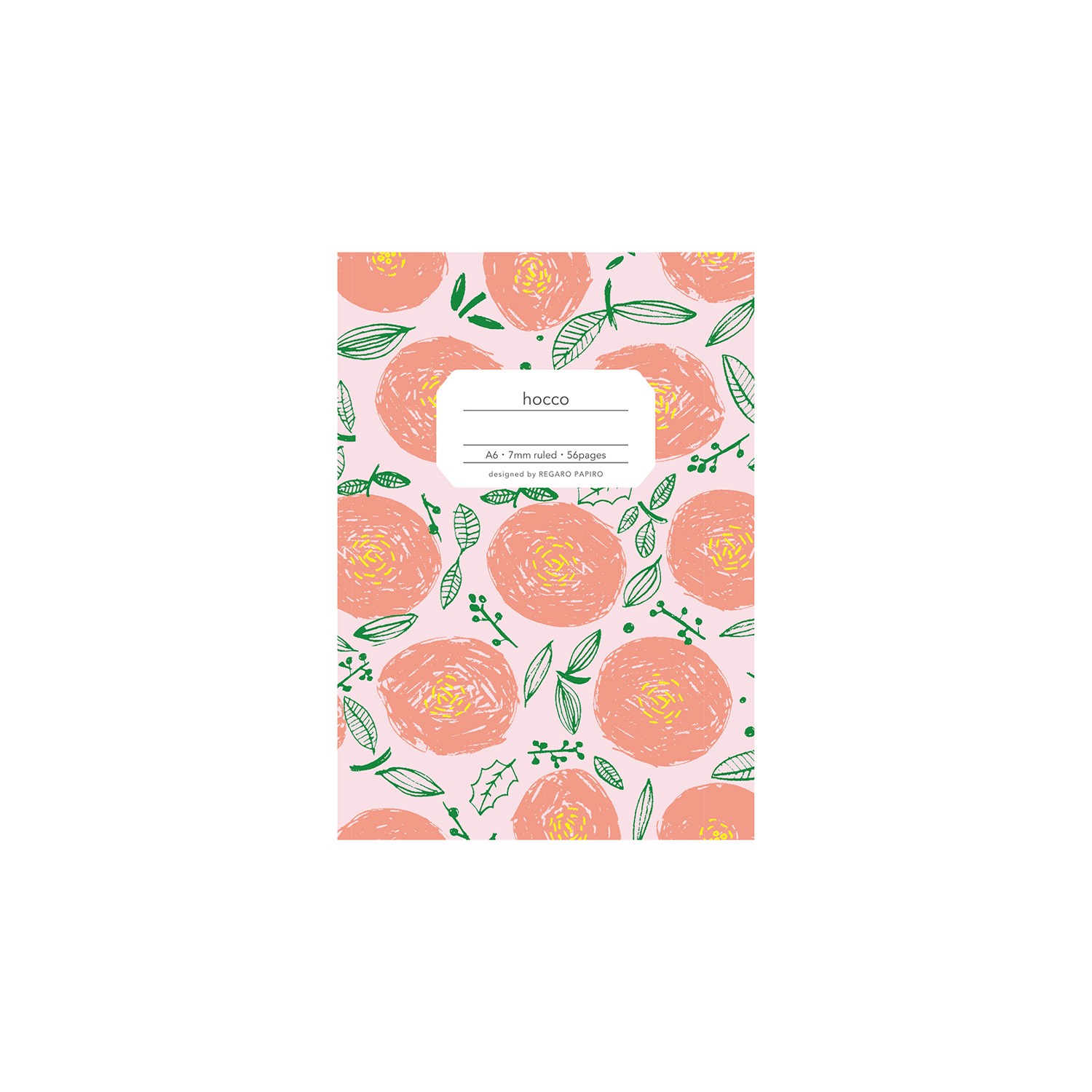 Apica Hocco A6 Çizgili Defter - Çiçek