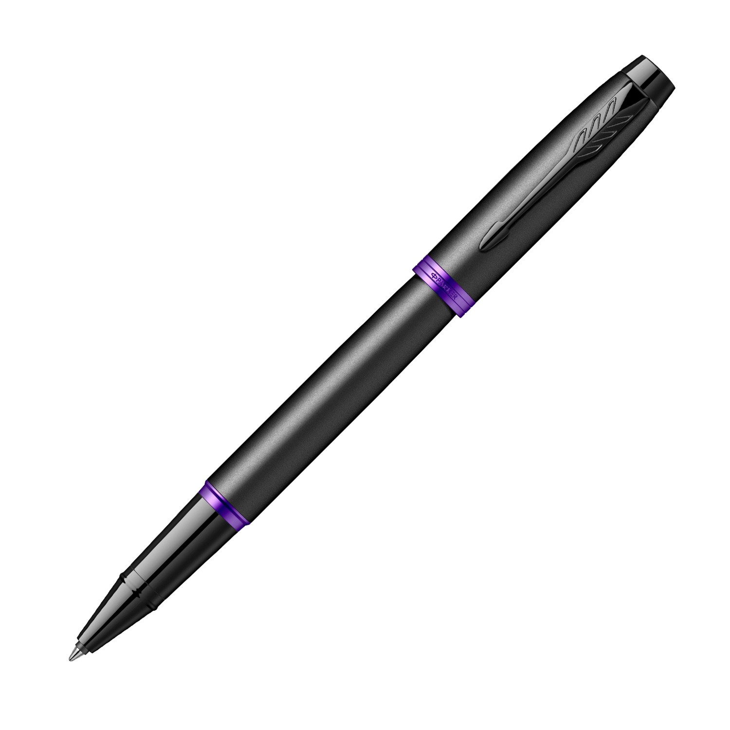 Parker IM Vibrant Rings Roller Kalem - Mor
