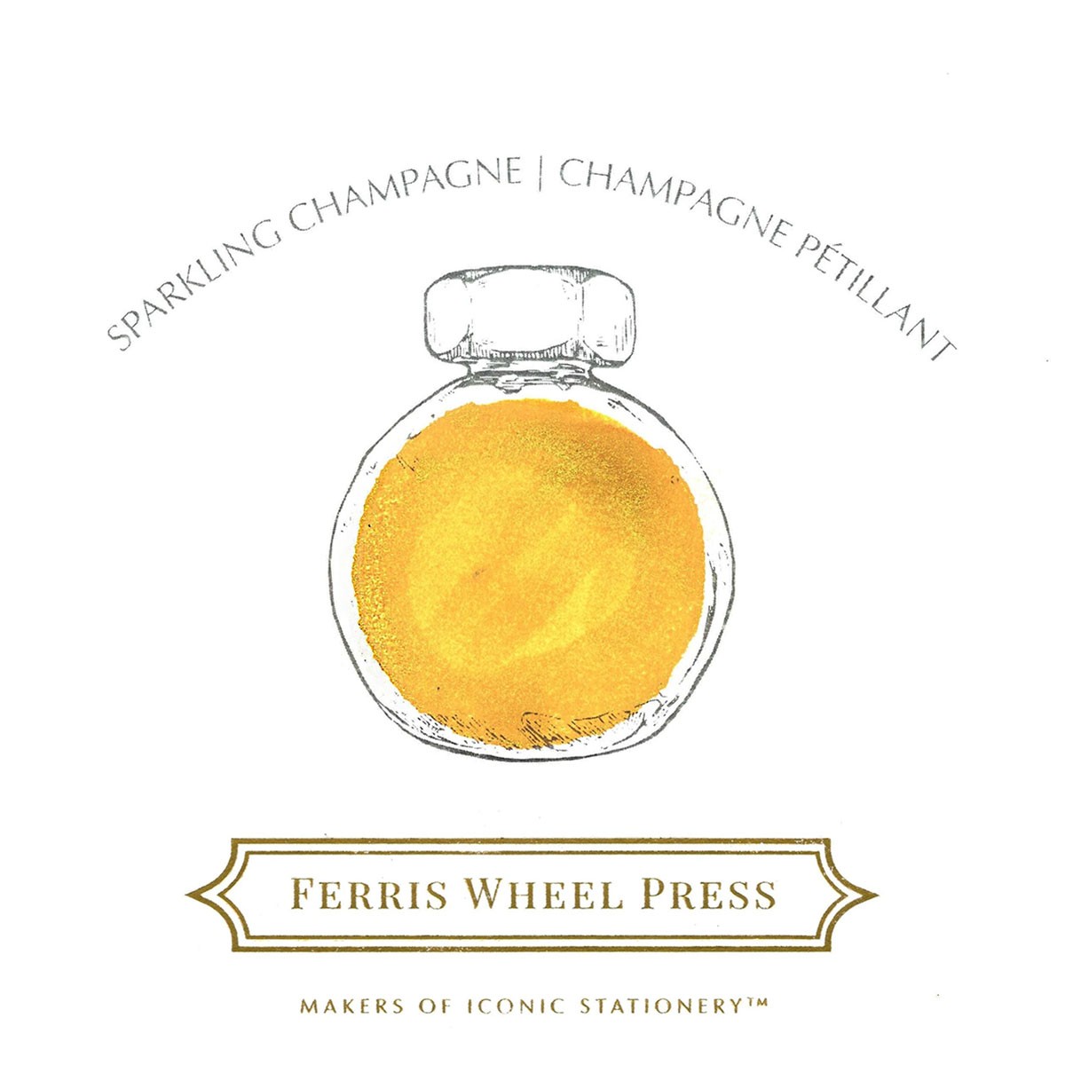 Ferris Wheel Press Sparkling Champagne Şişe Mürekkep