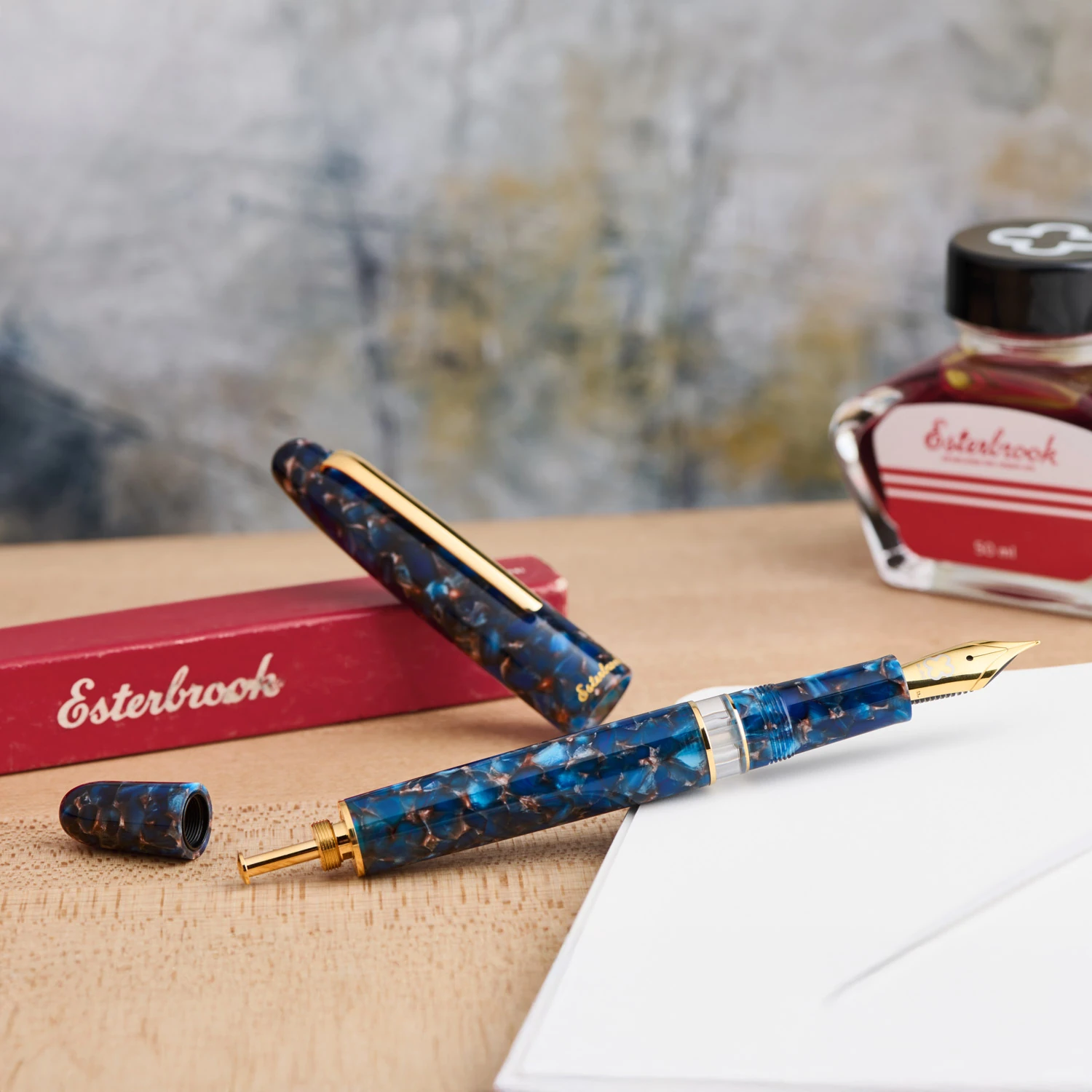 Esterbrook Estie Nouveau Bleu Gold Pistonlu Dolma Kalem