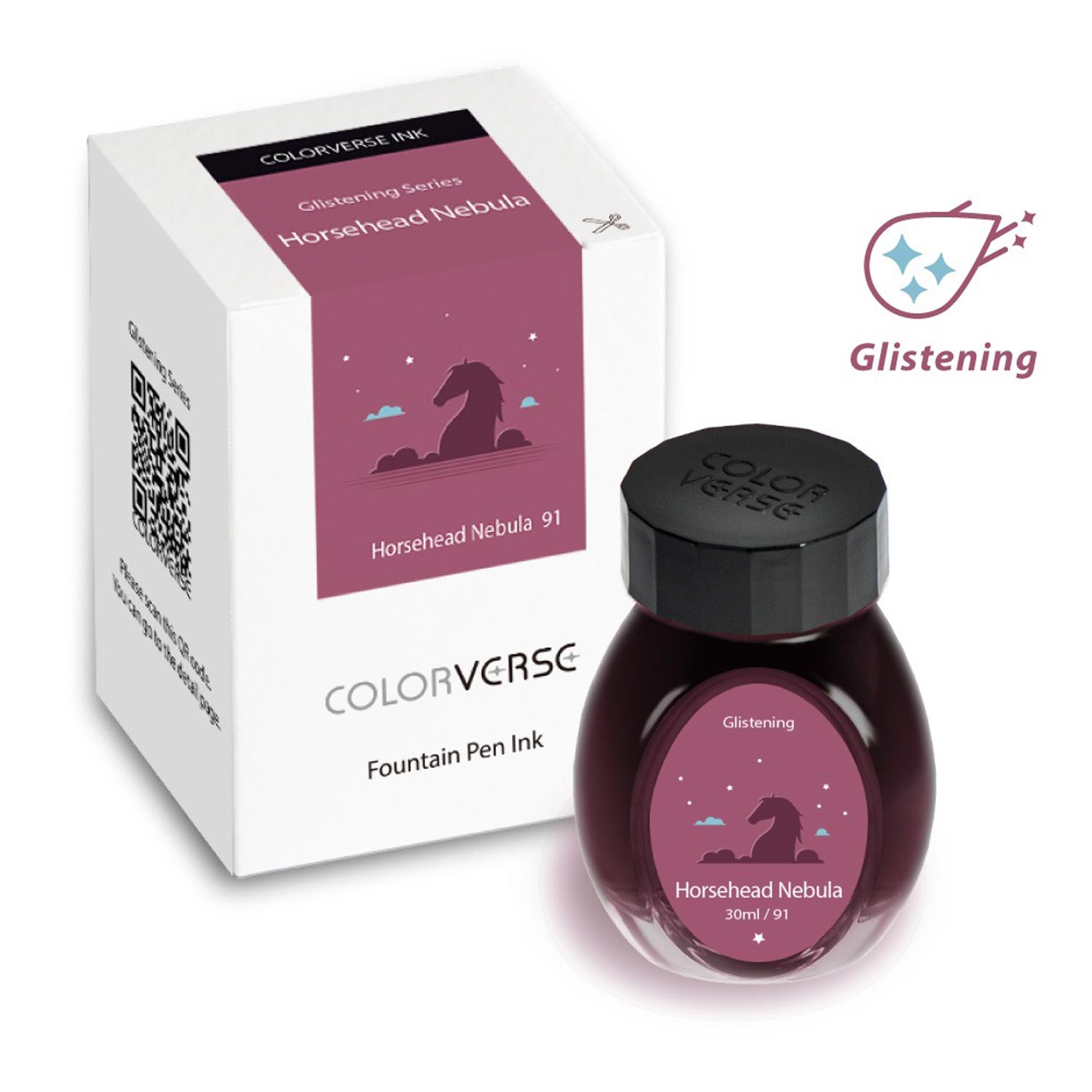 Colorverse No. 24 Horsehead Nebula Glistening Şişe Mürekkep - 30 ml