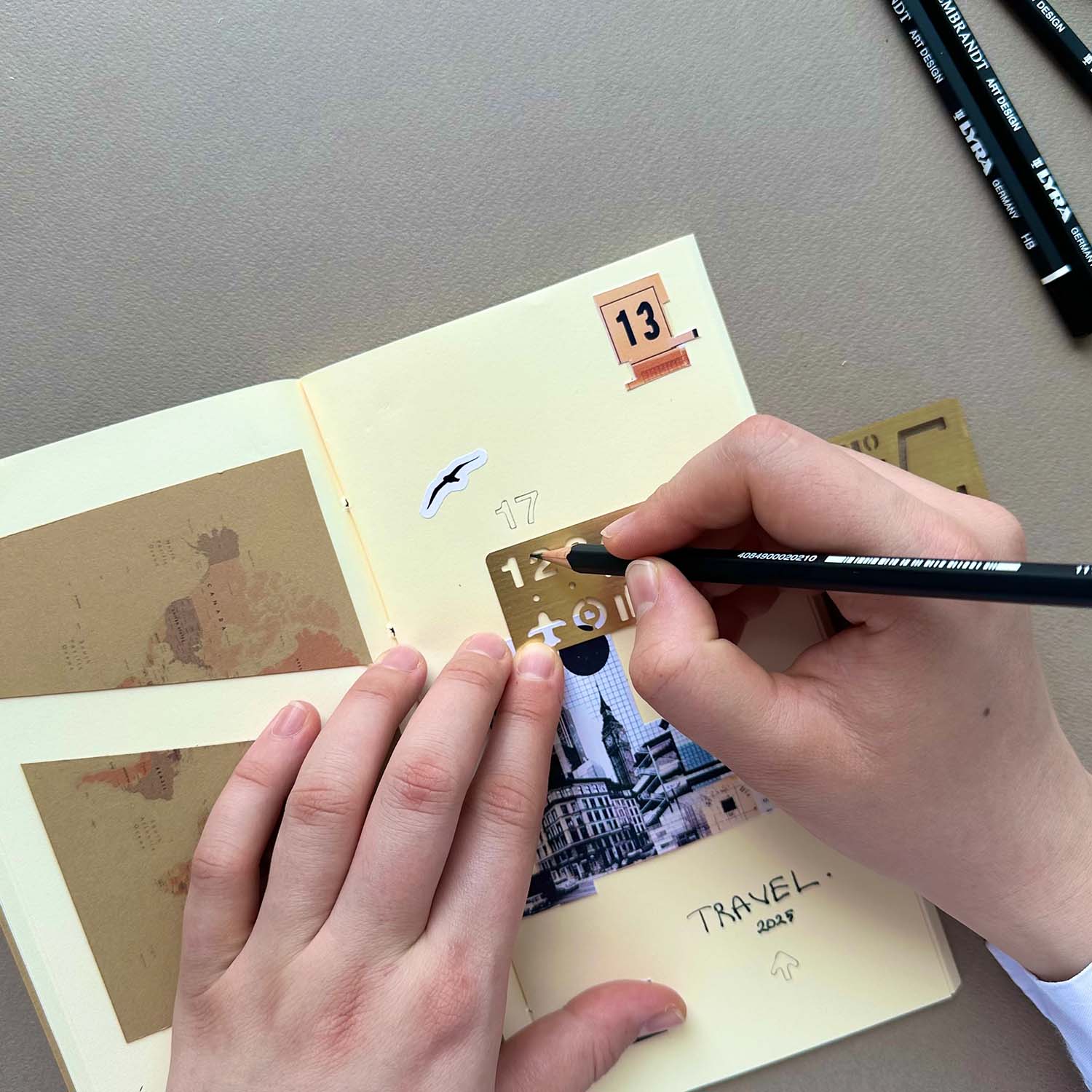 Euk Design Pirinç Şablon Ayraç