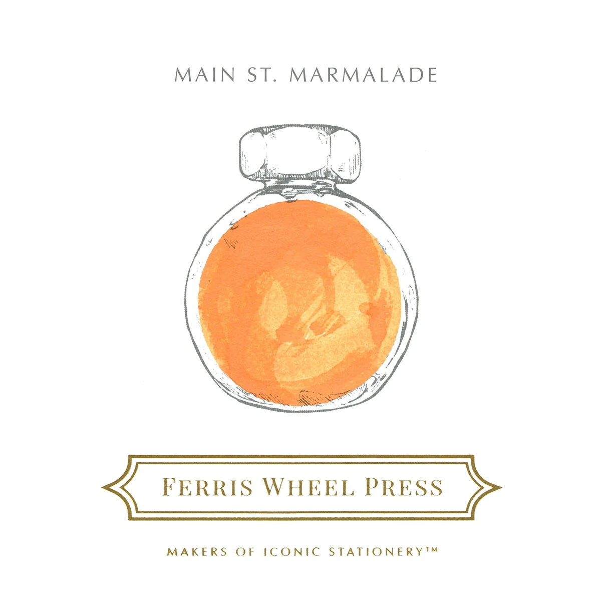 Ferris Wheel Press Main St. Marmalade Şişe Mürekkep