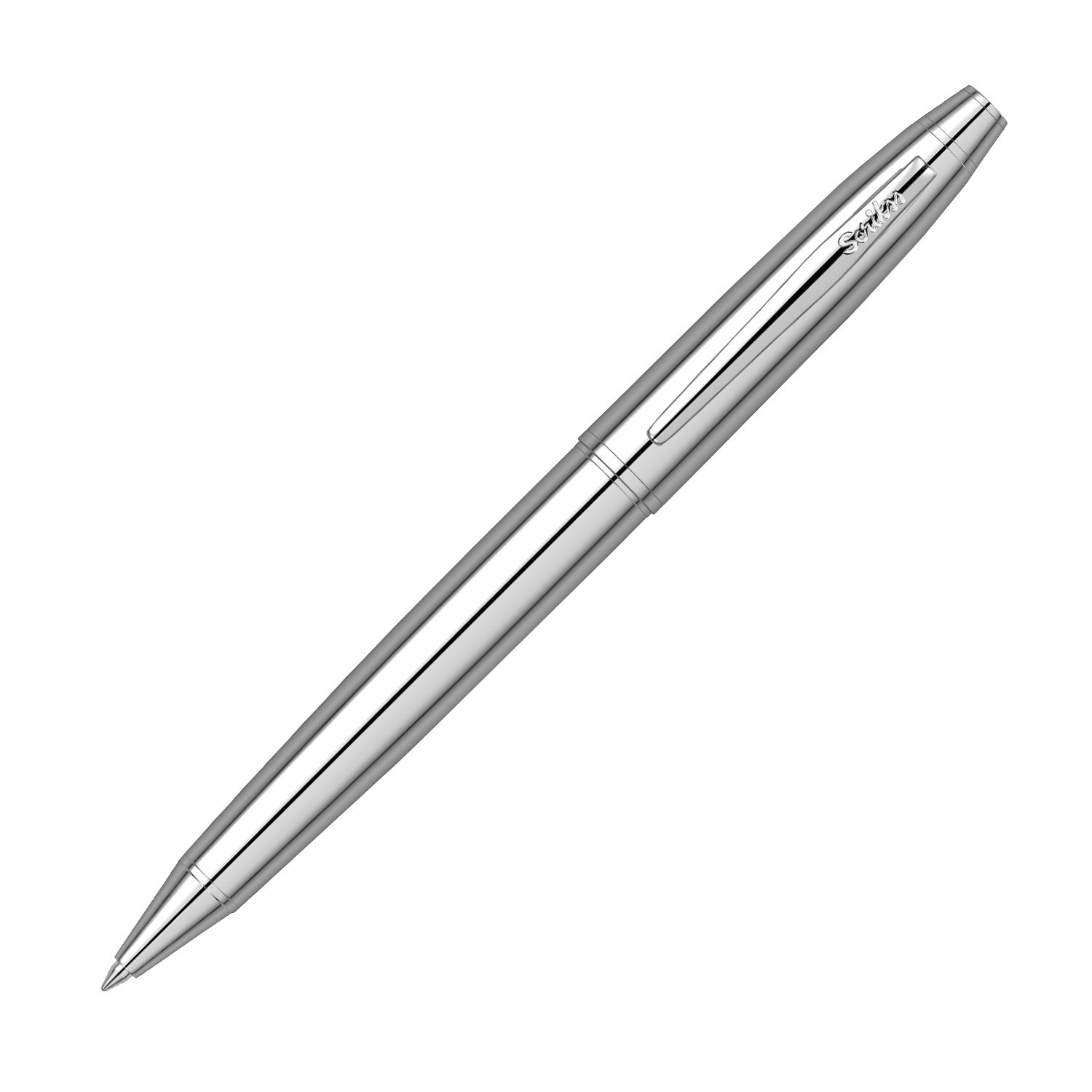Scrikss 35 Tükenmez Kalem Versatil Kalem Set - Krom