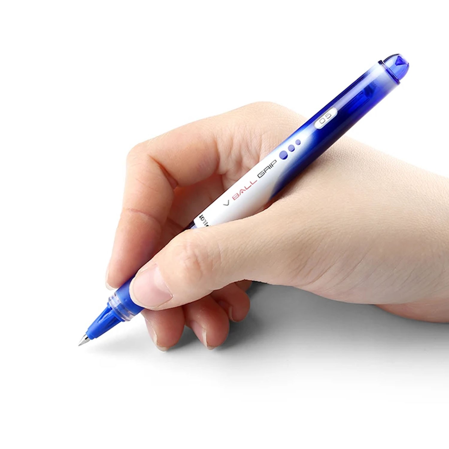 Pilot V-Ball Grip Sıvı Mürekkepli Roller Kalem - Siyah