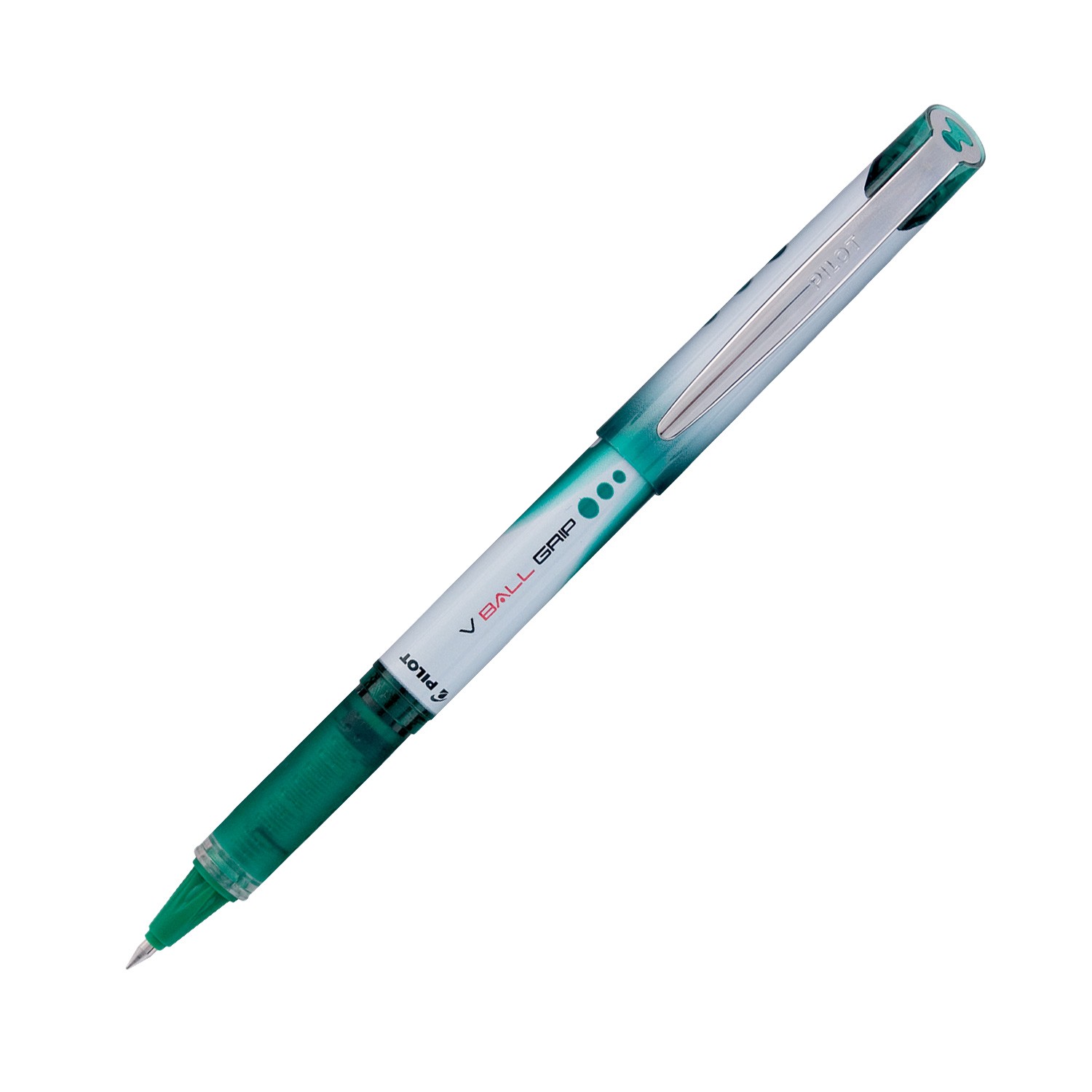 Pilot V-Ball Grip Sıvı Mürekkepli Roller Kalem - Yeşil
