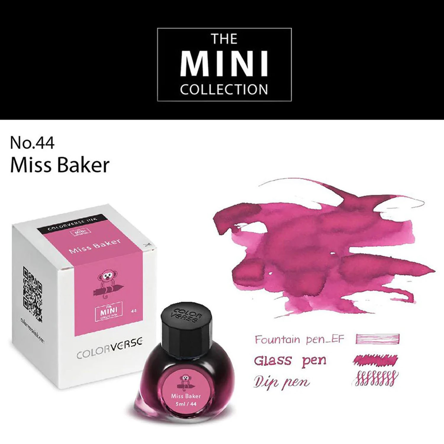 Colorverse The Mini Collection No. 44 Miss Baker Şişe Mürekkep - 5 ml