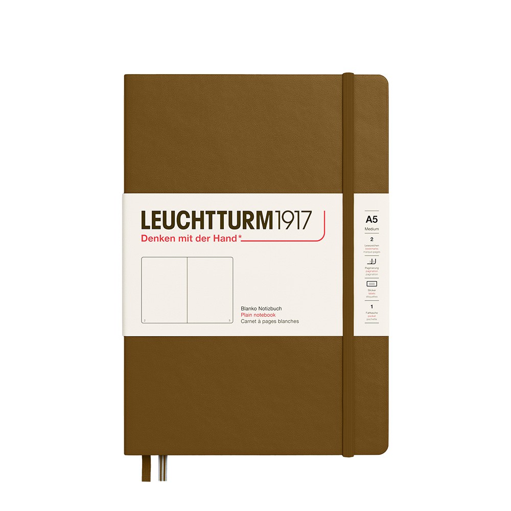 Leuchtturm1917 A5 2025 Renkleri Baharat Kahvesi Sert Kapak Defter