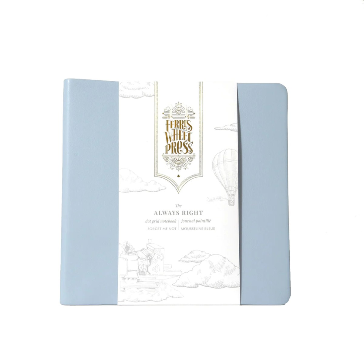 Ferris Wheel Press Always Right Fether Defter - Forget Me Not