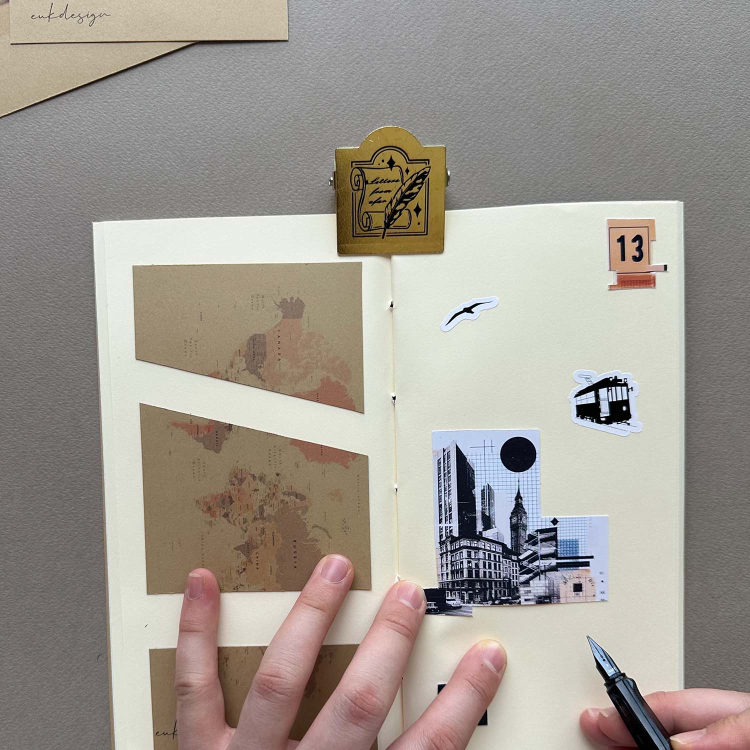 Euk Design Pirinç Klips