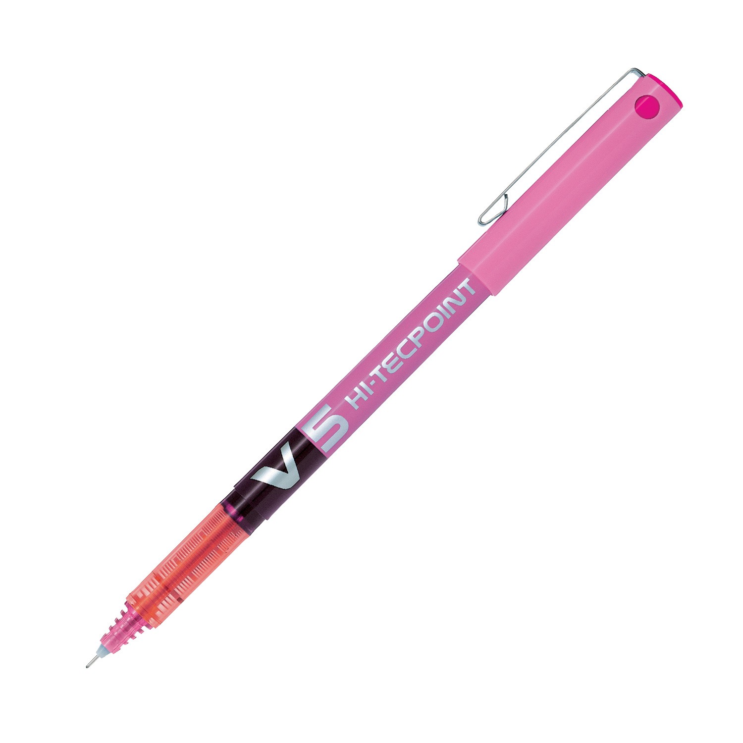 Pilot V5 Hi-Tecpoint 0.5 mm İğne Uçlu Roller Kalem - Pembe