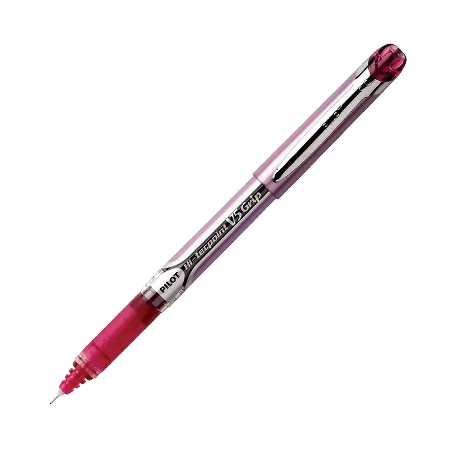 Pilot V5 Grip Hi-Tecpoint 0.5 mm İğne Uçlu Roller Kalem - Pembe