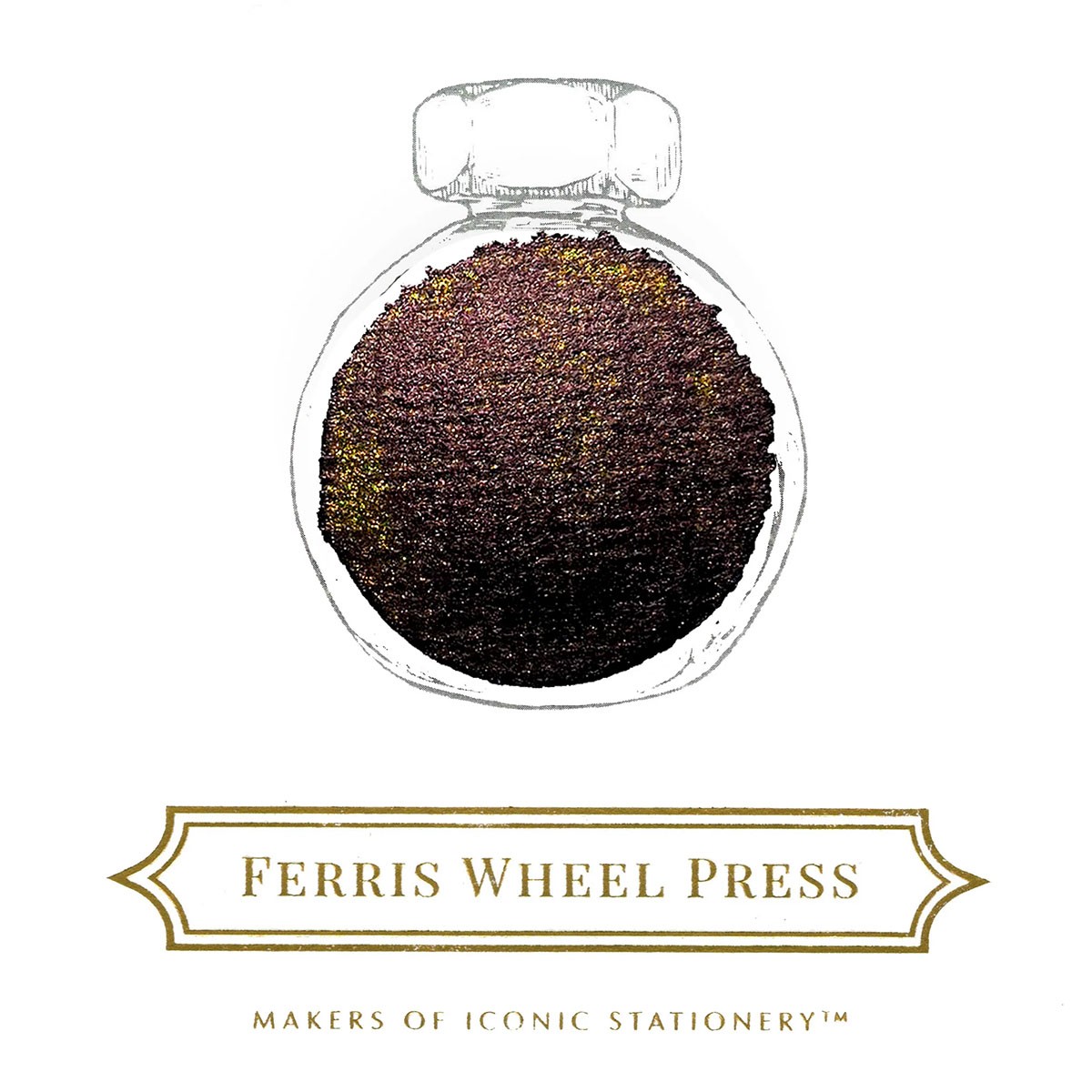 Ferris Wheel Press Roaring Patina Black Limited Edition 2022 Şişe Mürekkep - 38 ml