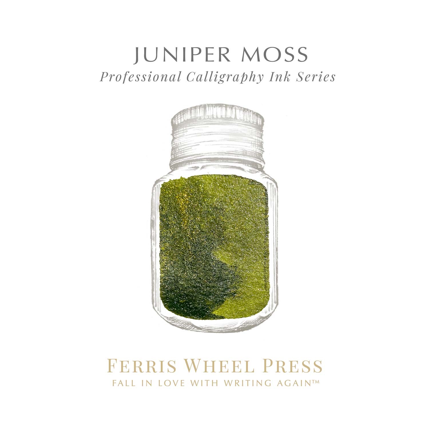 Ferris Wheel Press Juniper Moss Şişe Mürekkep - 28 ml