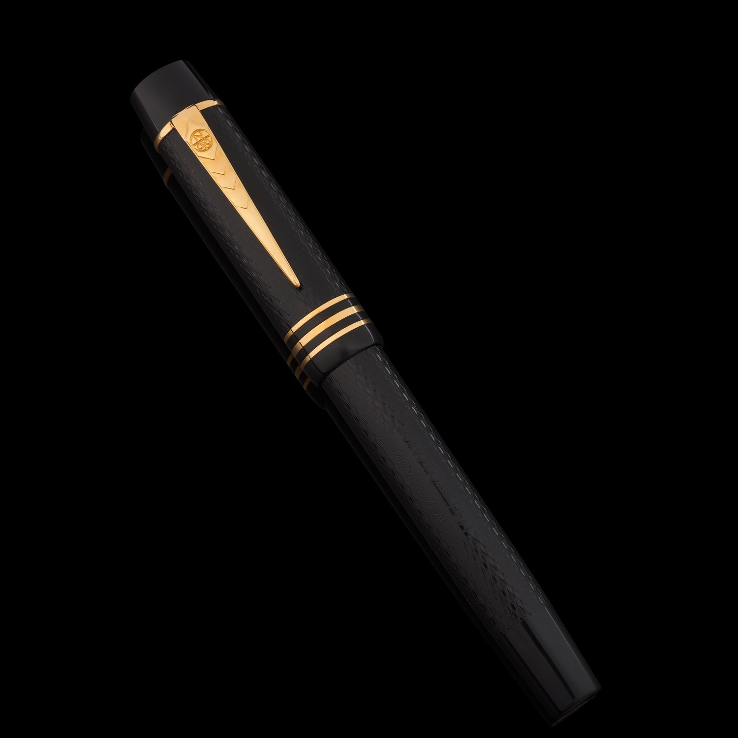 Onoto Magna Ebonite Black Gold Dolma Kalem