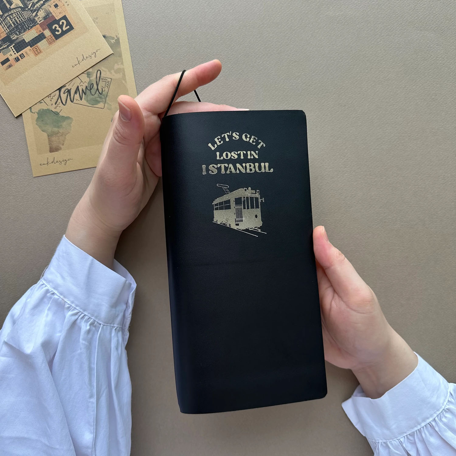 Euk Design İstanbul Edition Regular Size Traveler's Notebook Cover