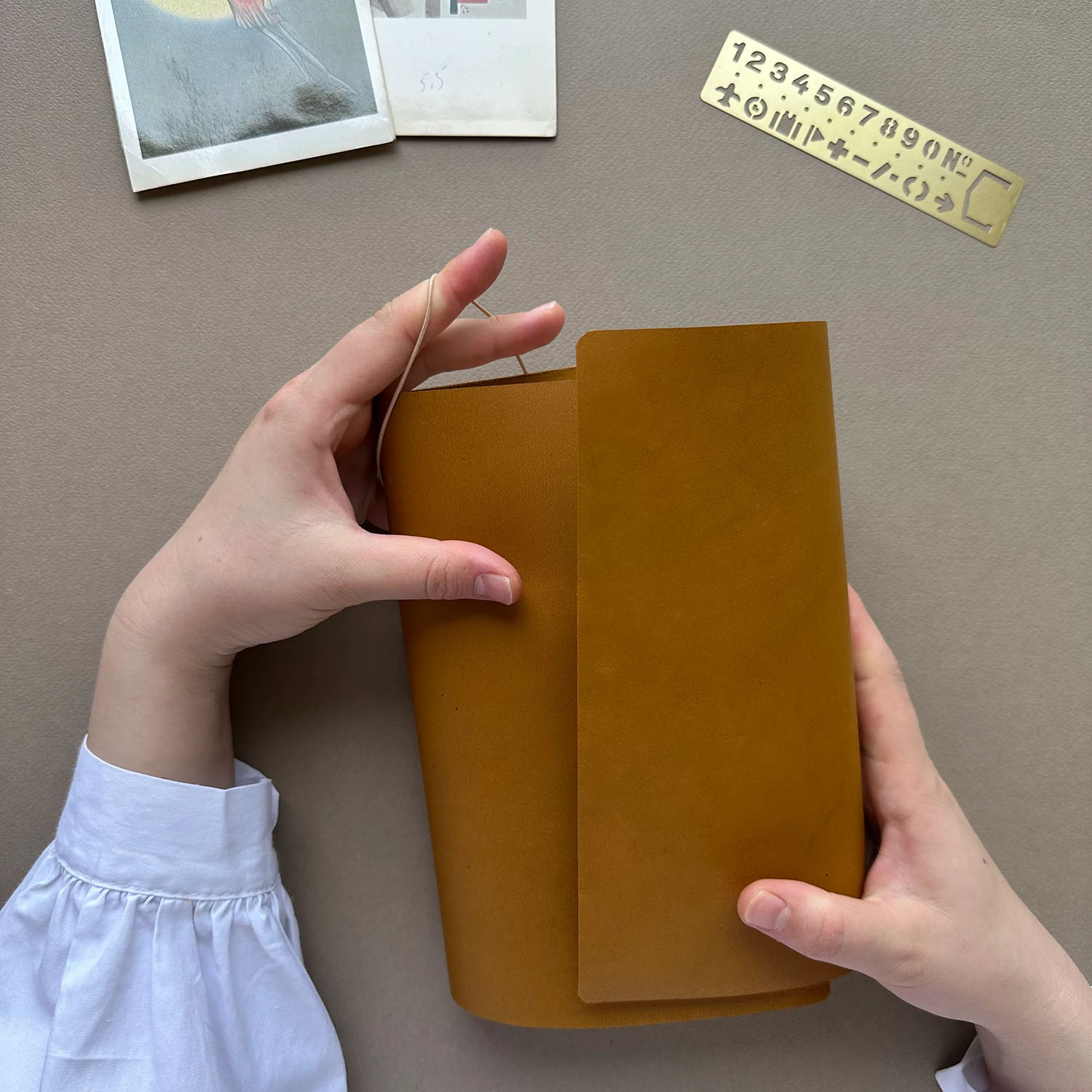 Euk Design A5 Large Size Traveler's Notebook Cover - Hardal