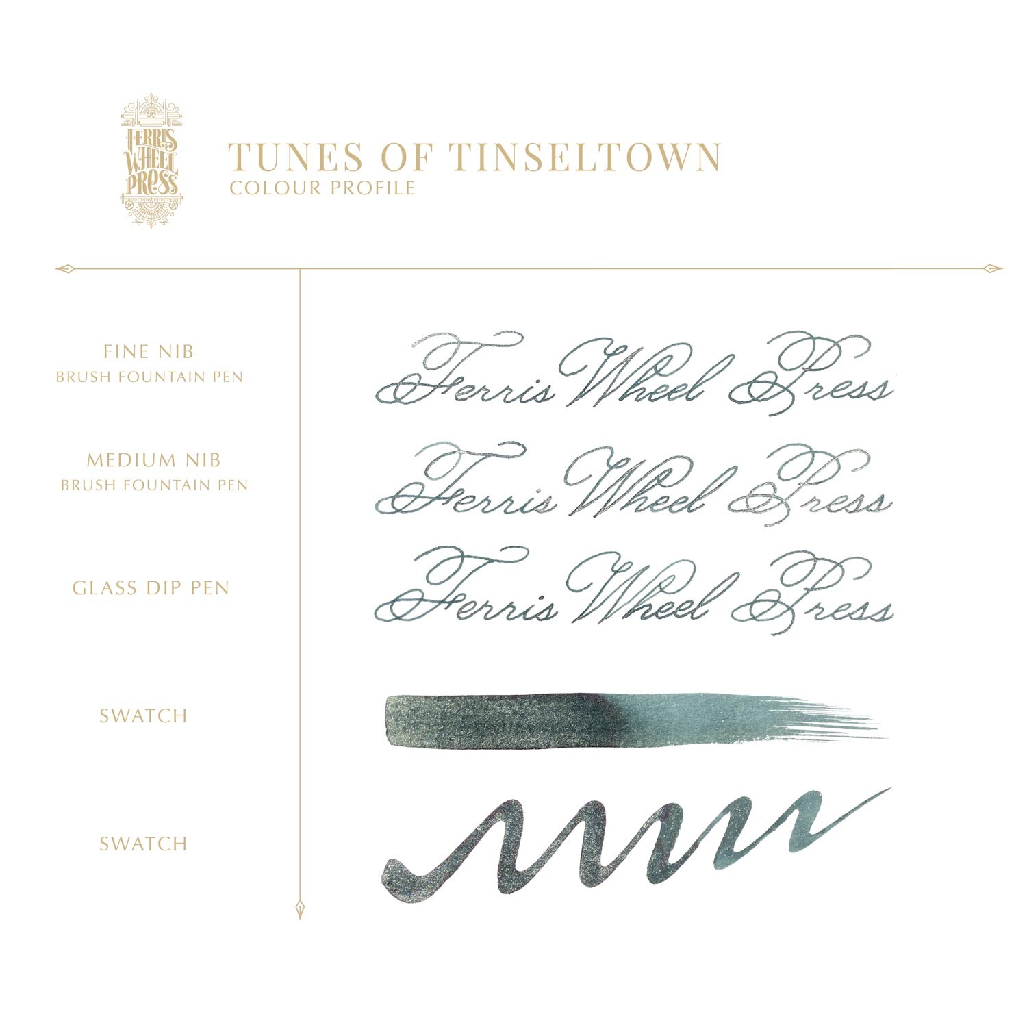Ferris Wheel Press Tunes of Tinseltown Şişe Mürekkep - 38 ml