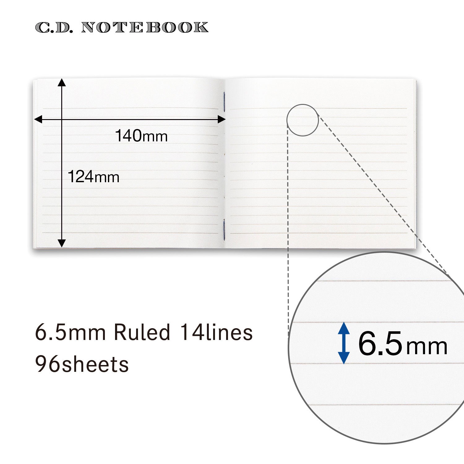 Apica Premium CD Yatay Defter - Çizgili