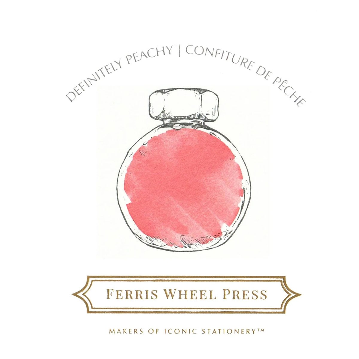 Ferris Wheel Press Definitely Peachy Şişe Mürekkep