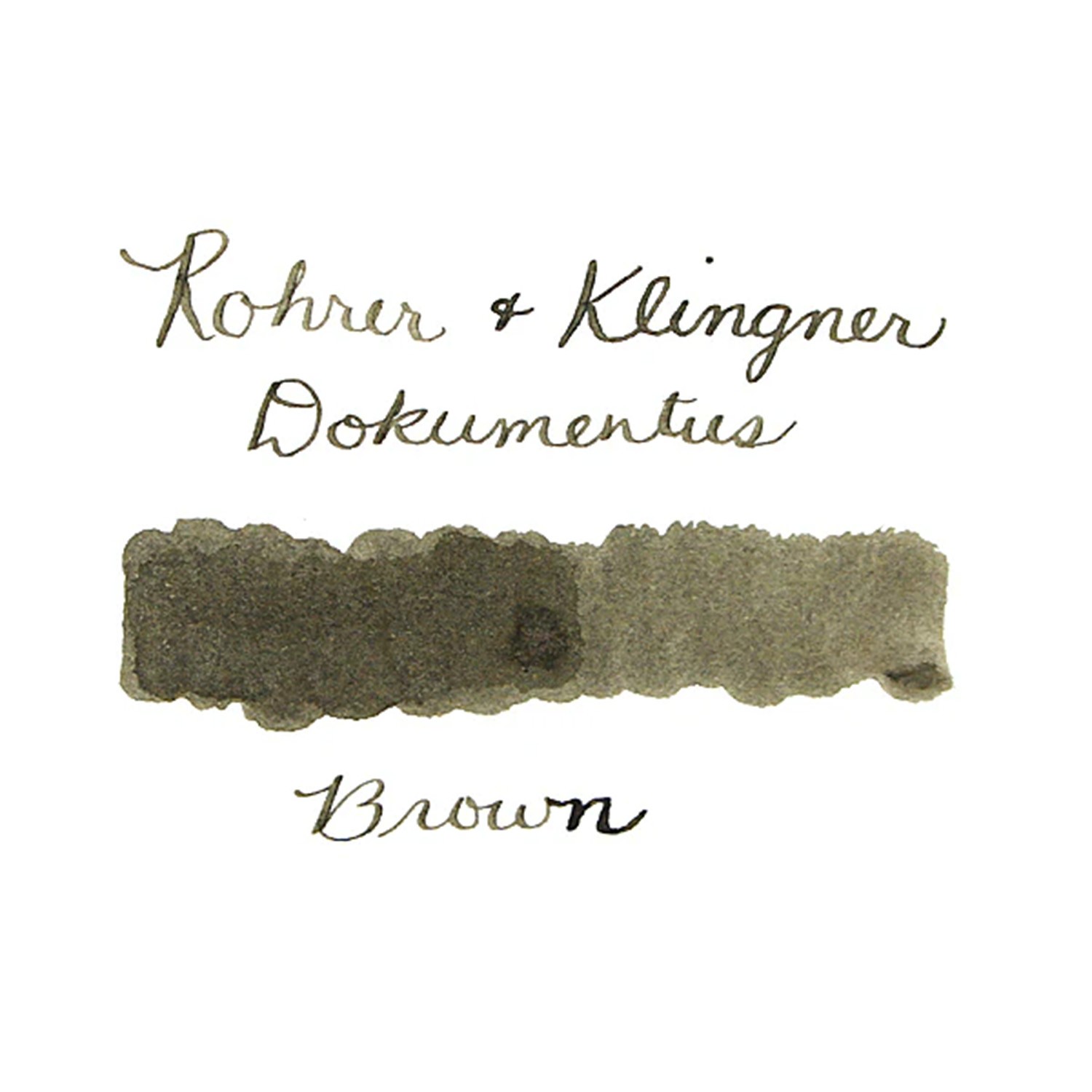 Rohrer & Klingner Documentus Brown Şişe Mürekkep - 50 ml