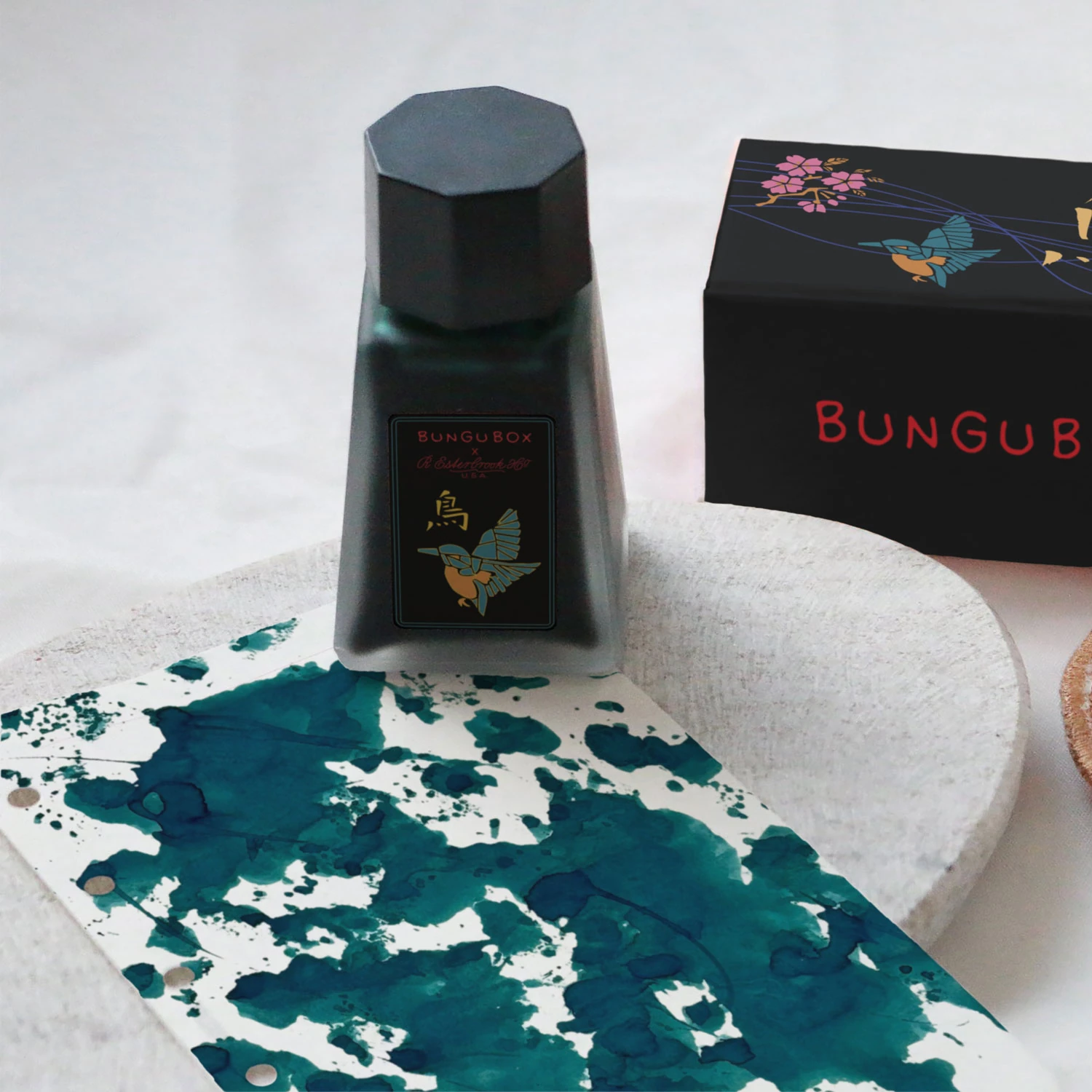 Esterbrook x BUNGUBOX Kingfisher Şişe Mürekkep - 30 ml