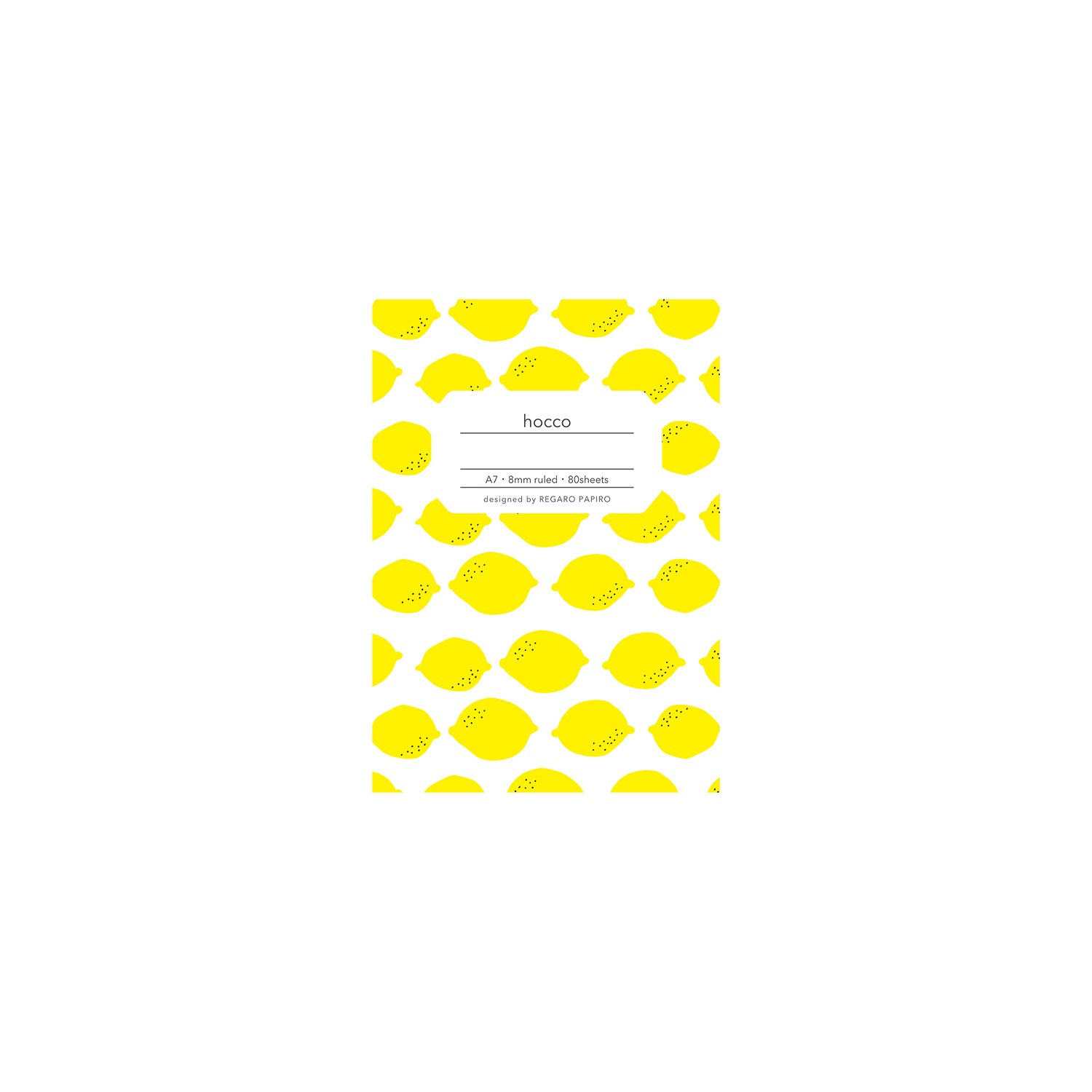 Apica Hocco A7 Çizgili Defter - Limon