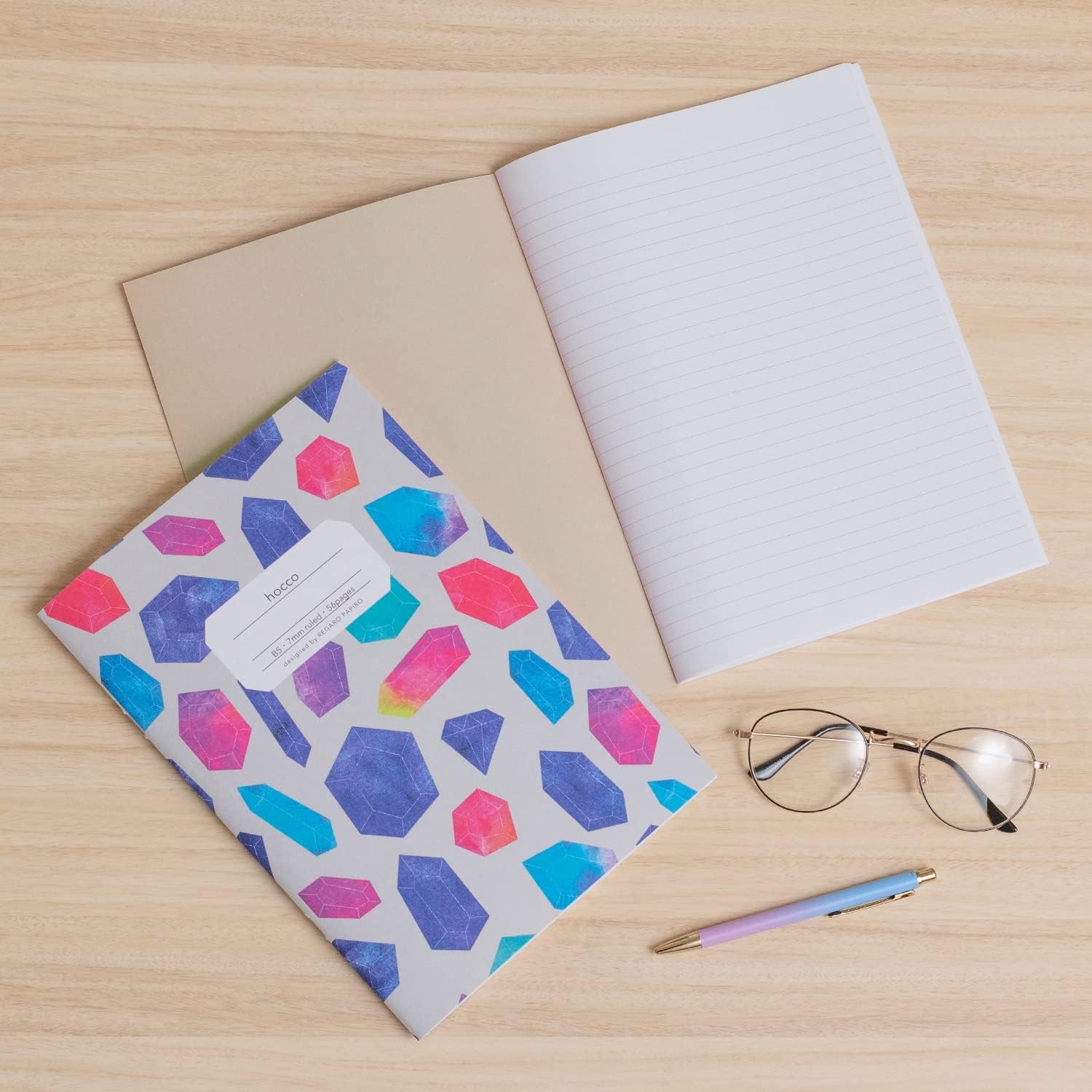 Apica Hocco A7 Çizgili Defter - Mücevher