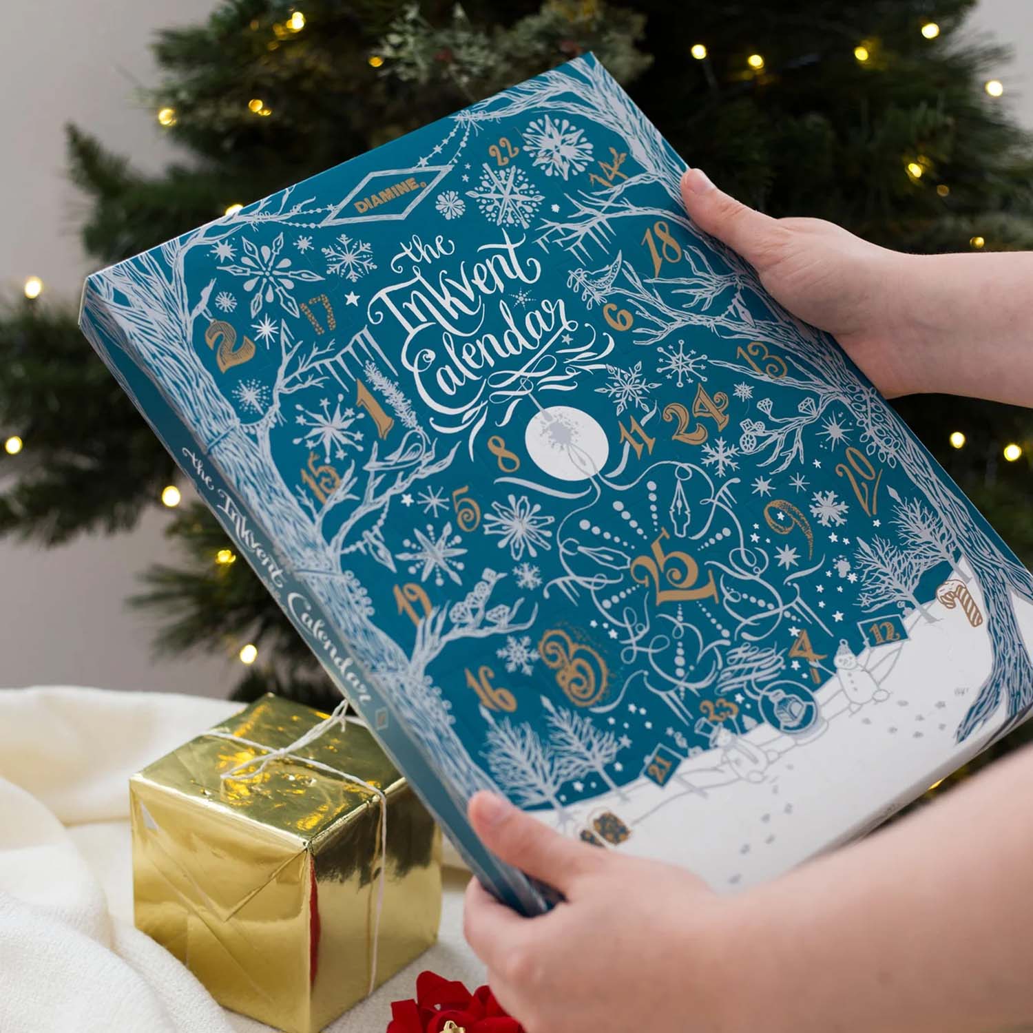 Diamine Inkvent Calendar 2025 Teal Edition