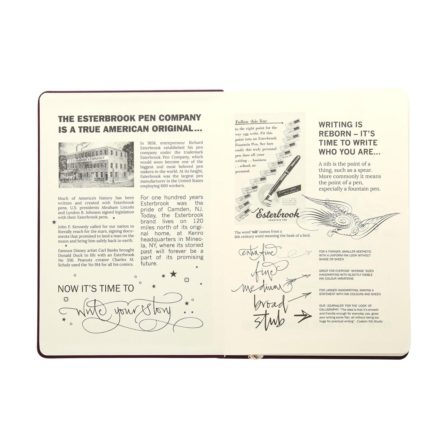 Esterbrook Write Your Story Defter - Camel