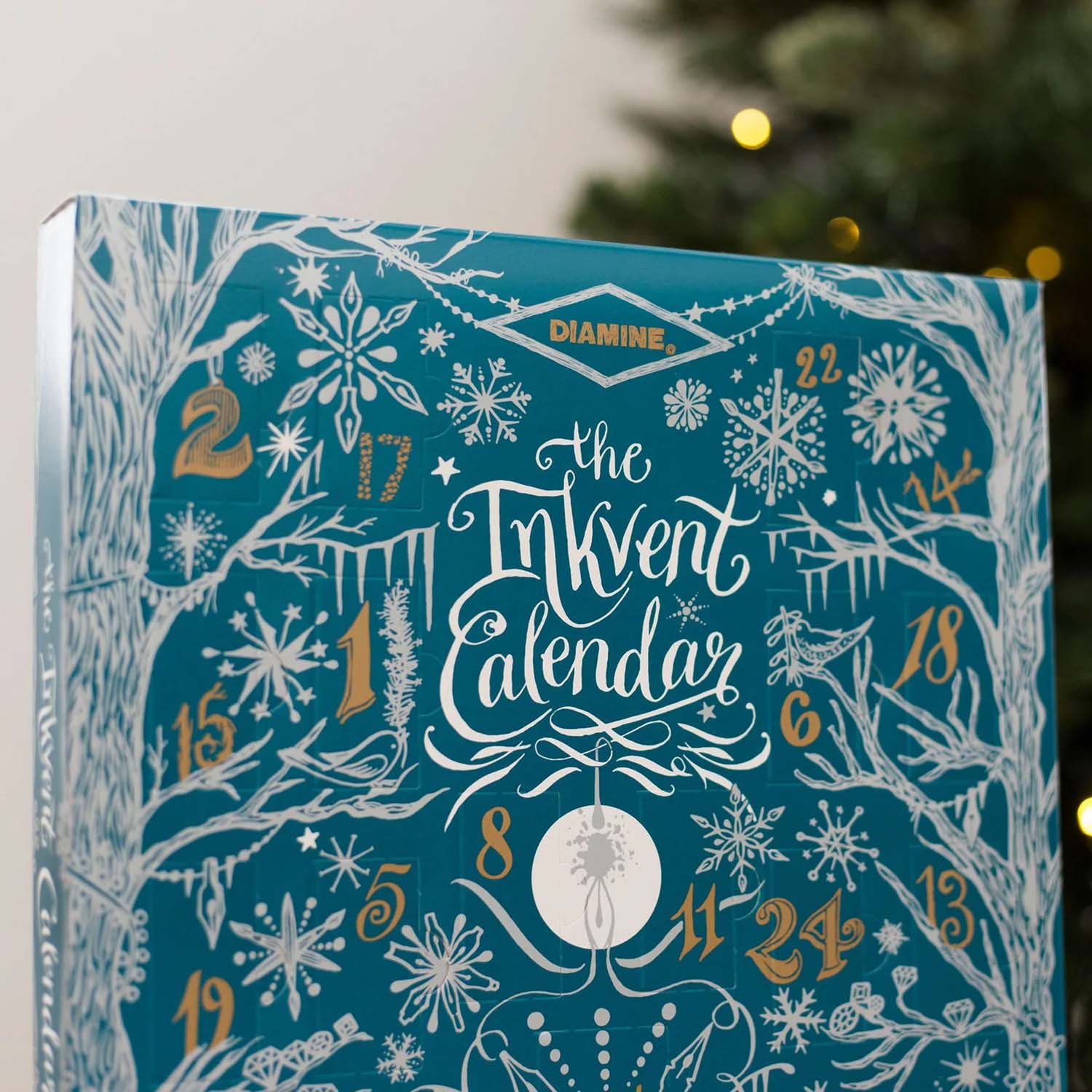 Diamine Inkvent Calendar 2025 Teal Edition