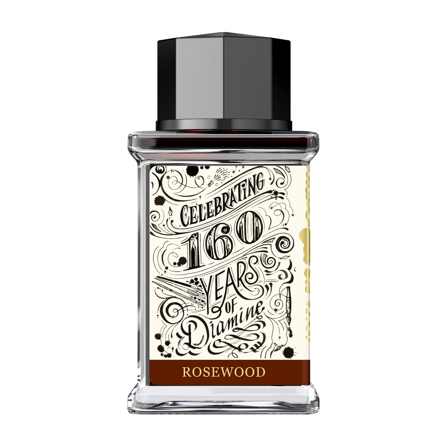 Diamine Rosewood 160. Yıl Şişe Mürekkep - 75 ml