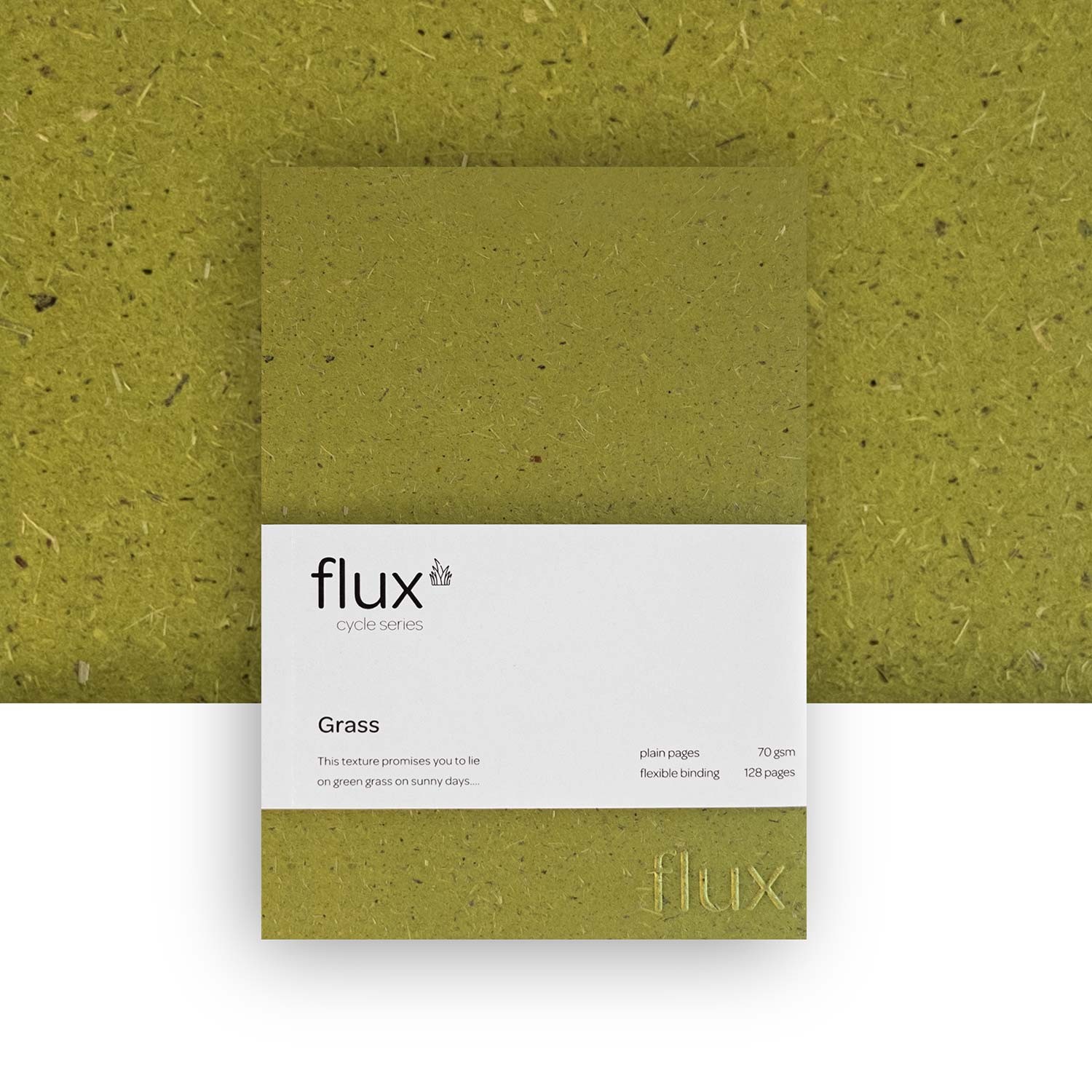 flux notebook Cycle Midi Not Defteri - Grass