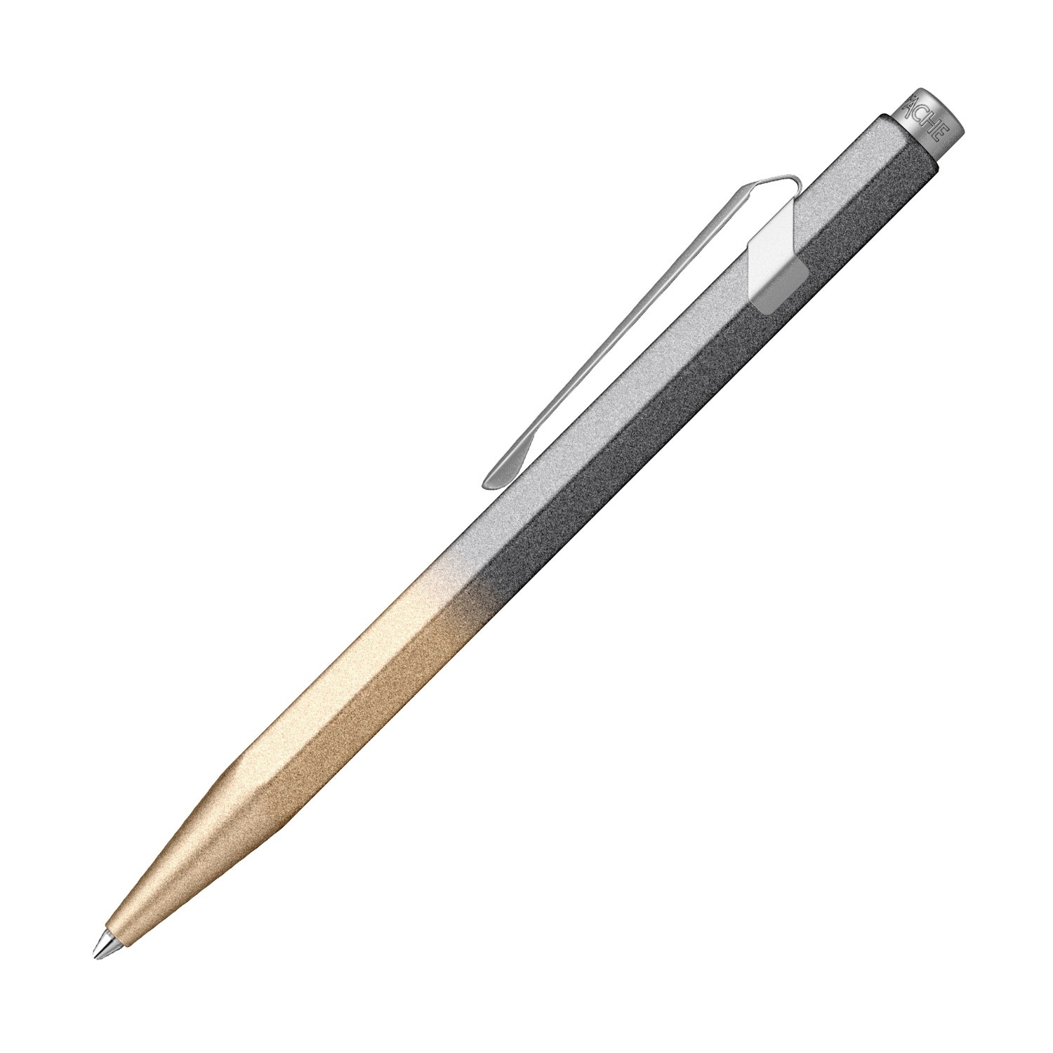 Caran d'Ache 849 Cosmic Blue Special Edition Tükenmez Kalem - Gilded