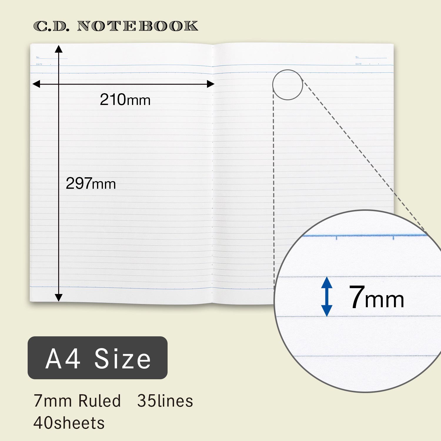 Apica CD-30 A4 Çizgili Defter