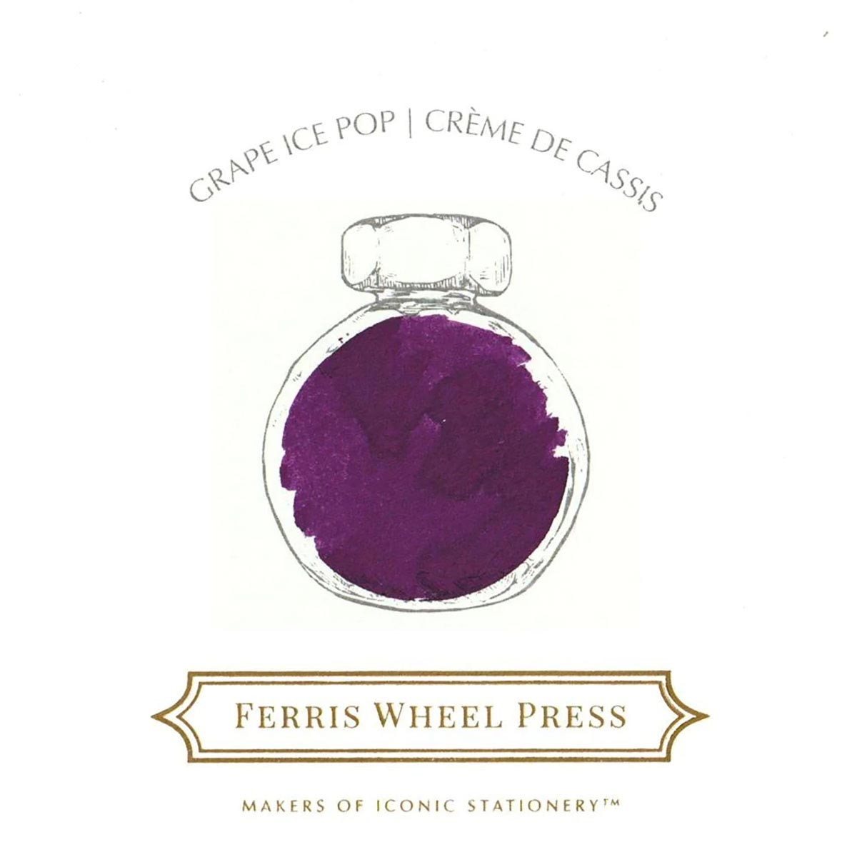 Ferris Wheel Press Grape Ice Pop Şişe Mürekkep