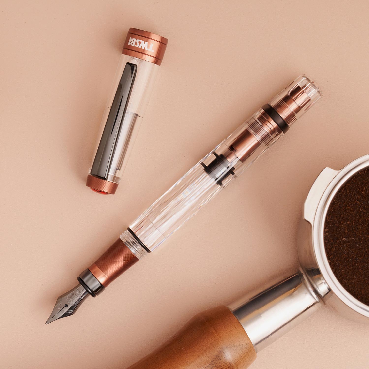 TWSBI Diamond 580 ALR Affogato Onyx Dolma Kalem