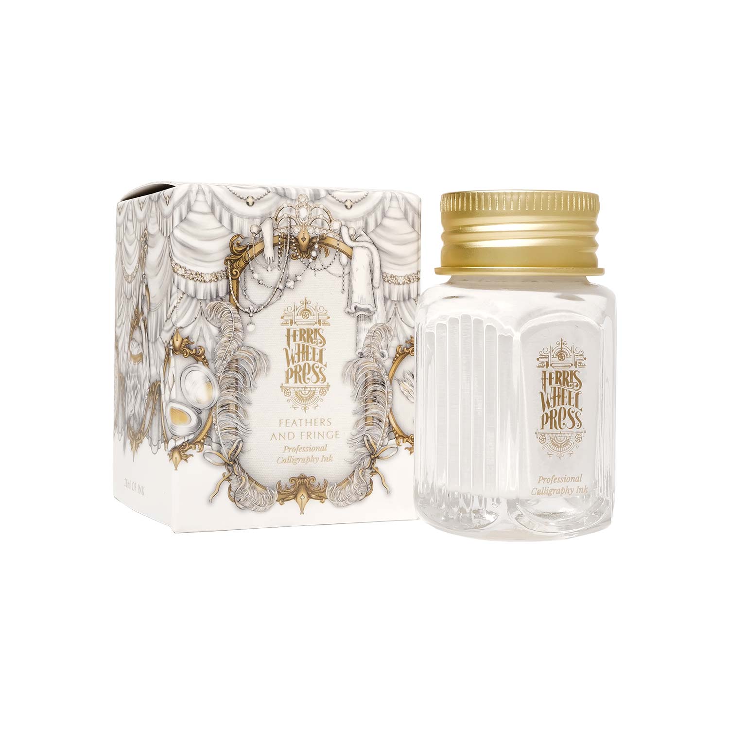 Ferris Wheel Press Feathers and Fringe Kaligrafi Şişe Mürekkep - 28 ml