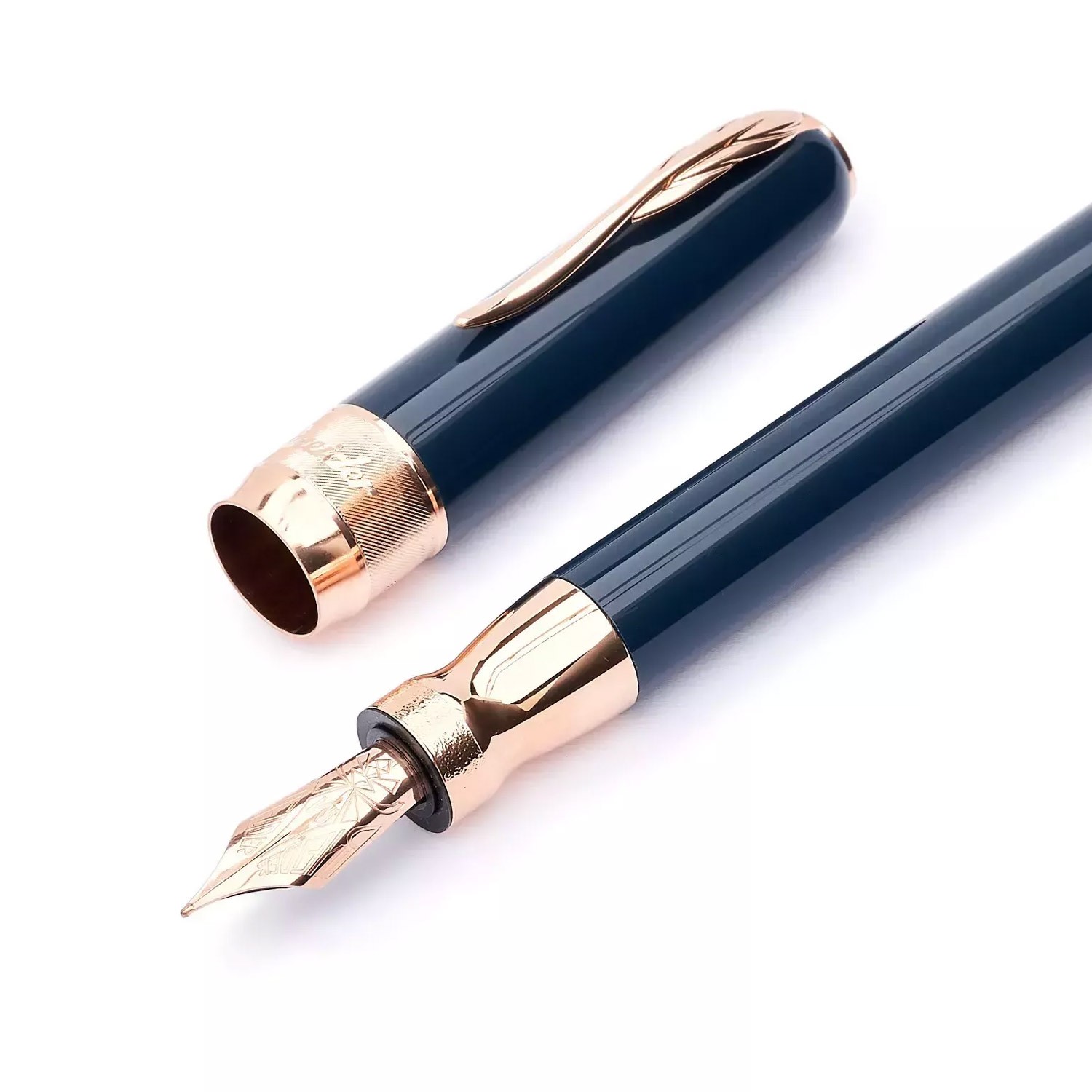 Pineider Classic Rose Gold Peacock Dolma Kalem