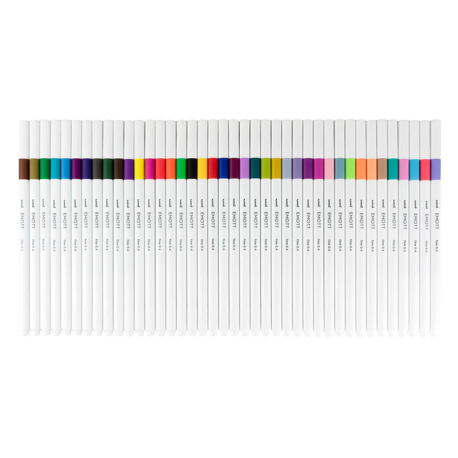 Uni Emott 0.4 mm Fineliner Markör Kalem 40'lı Set