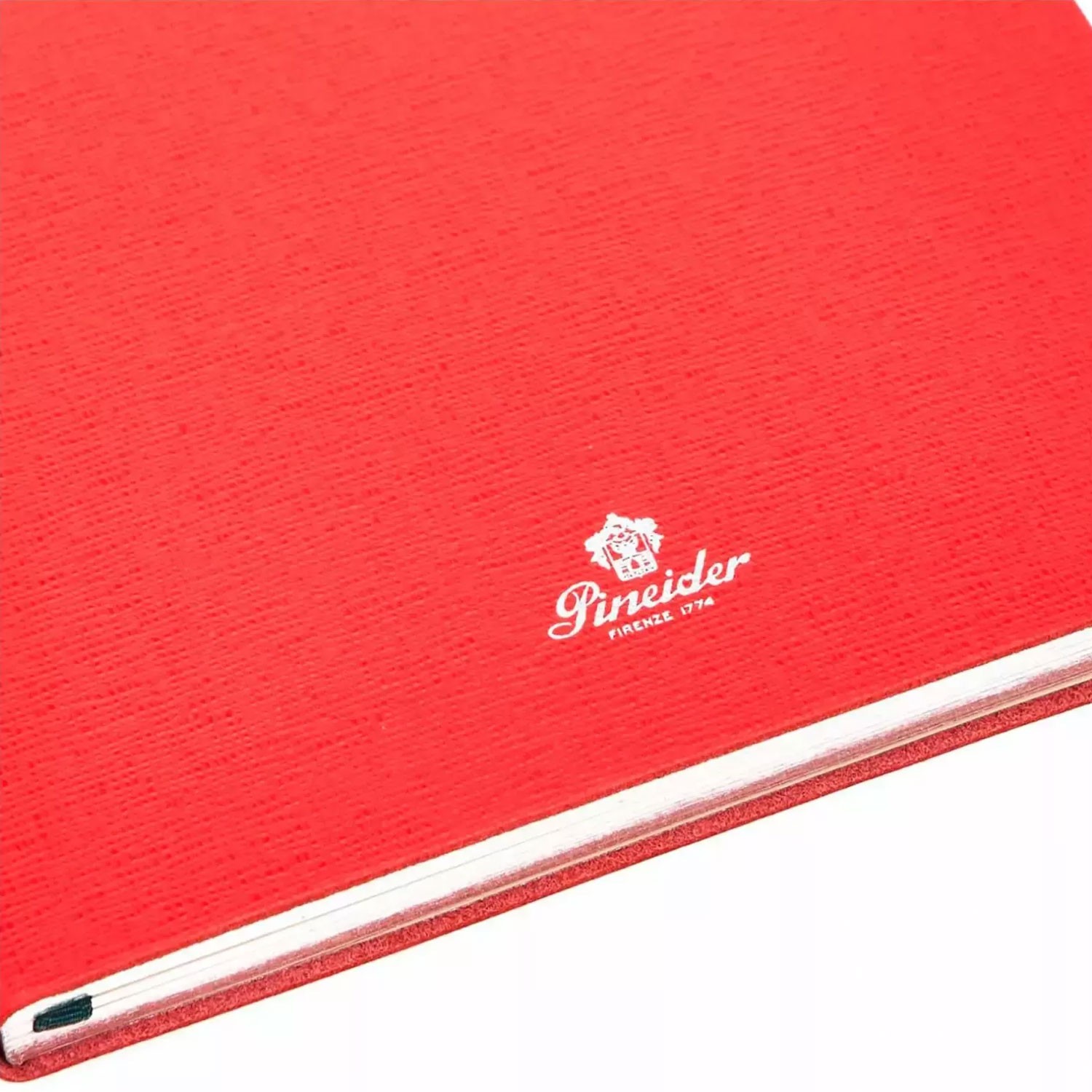 Pineider Milano 9 x 14 cm Defter - Rosso Fuego