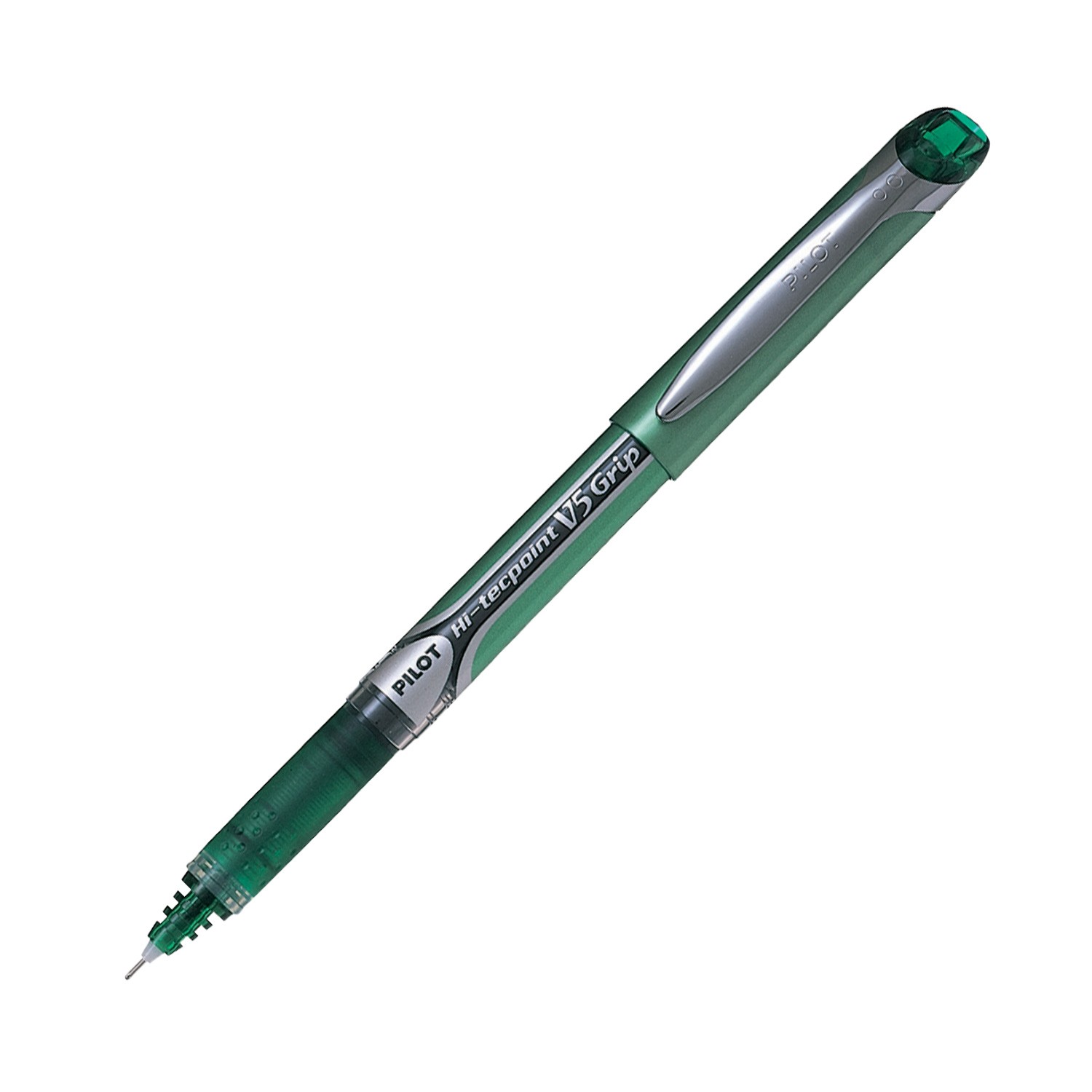 Pilot V5 Grip Hi-Tecpoint 0.5 mm İğne Uçlu Roller Kalem - Yeşil