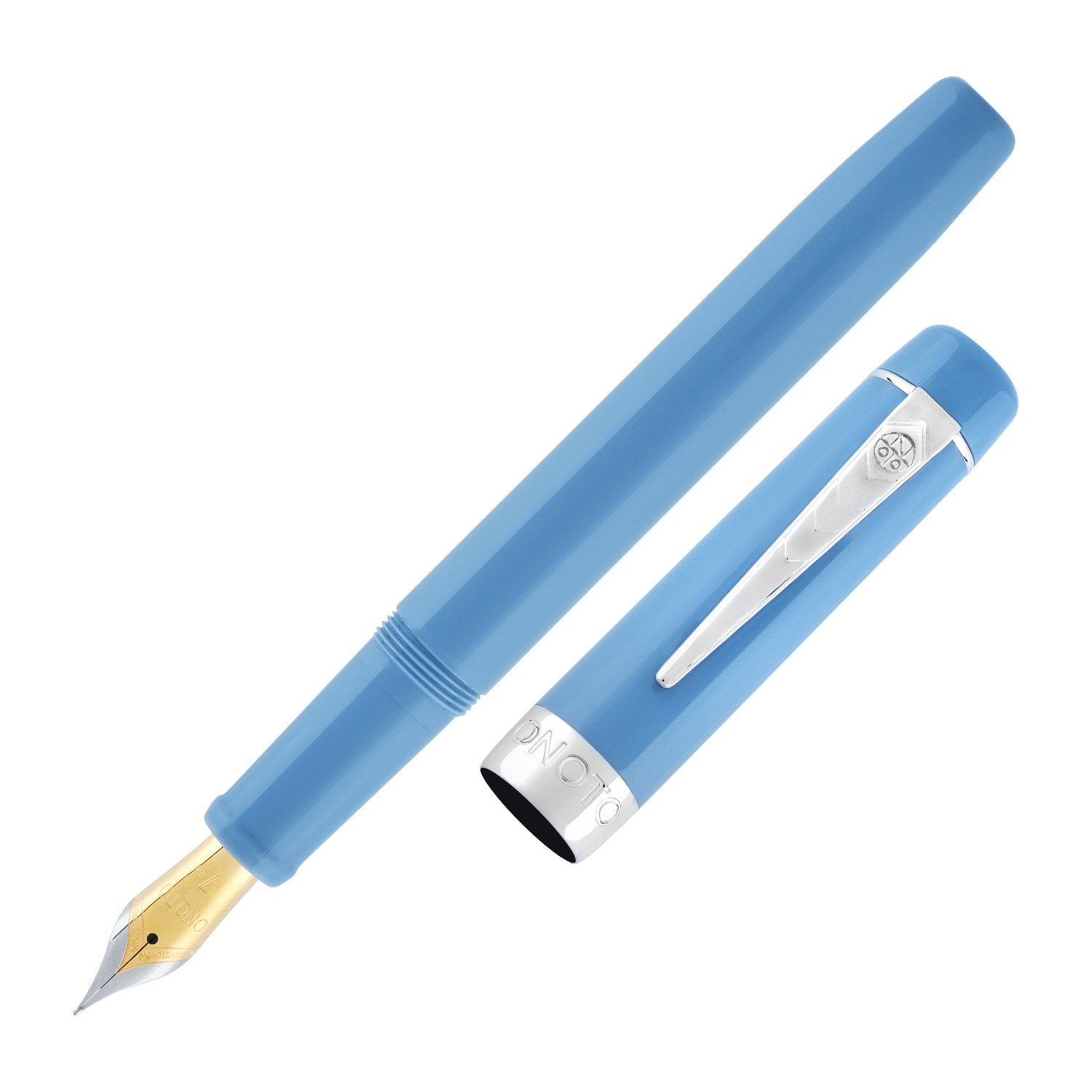 Onoto Scholar Palladium Dolma Kalem - Sky Blue