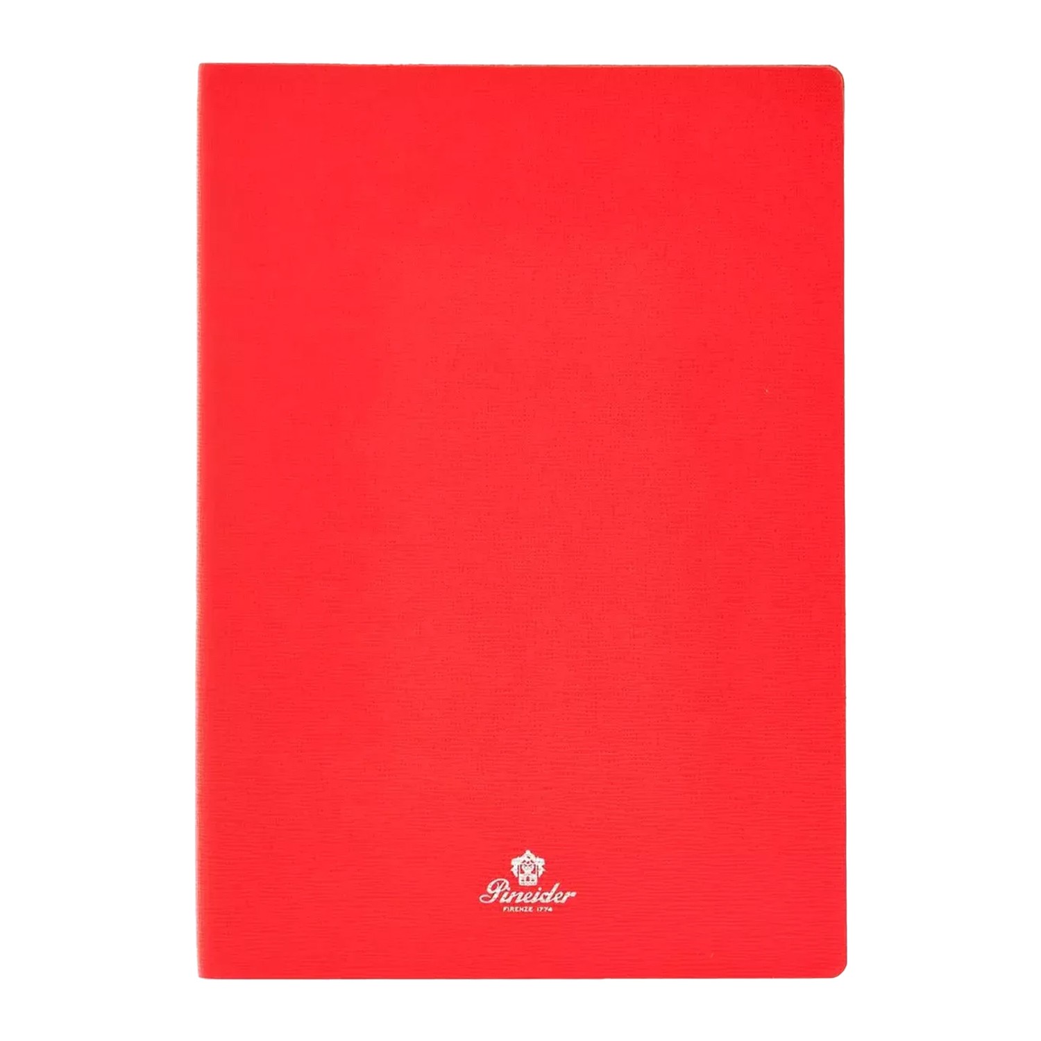 Pineider Milano 19 x 25 cm Defter - Rosso Fuego
