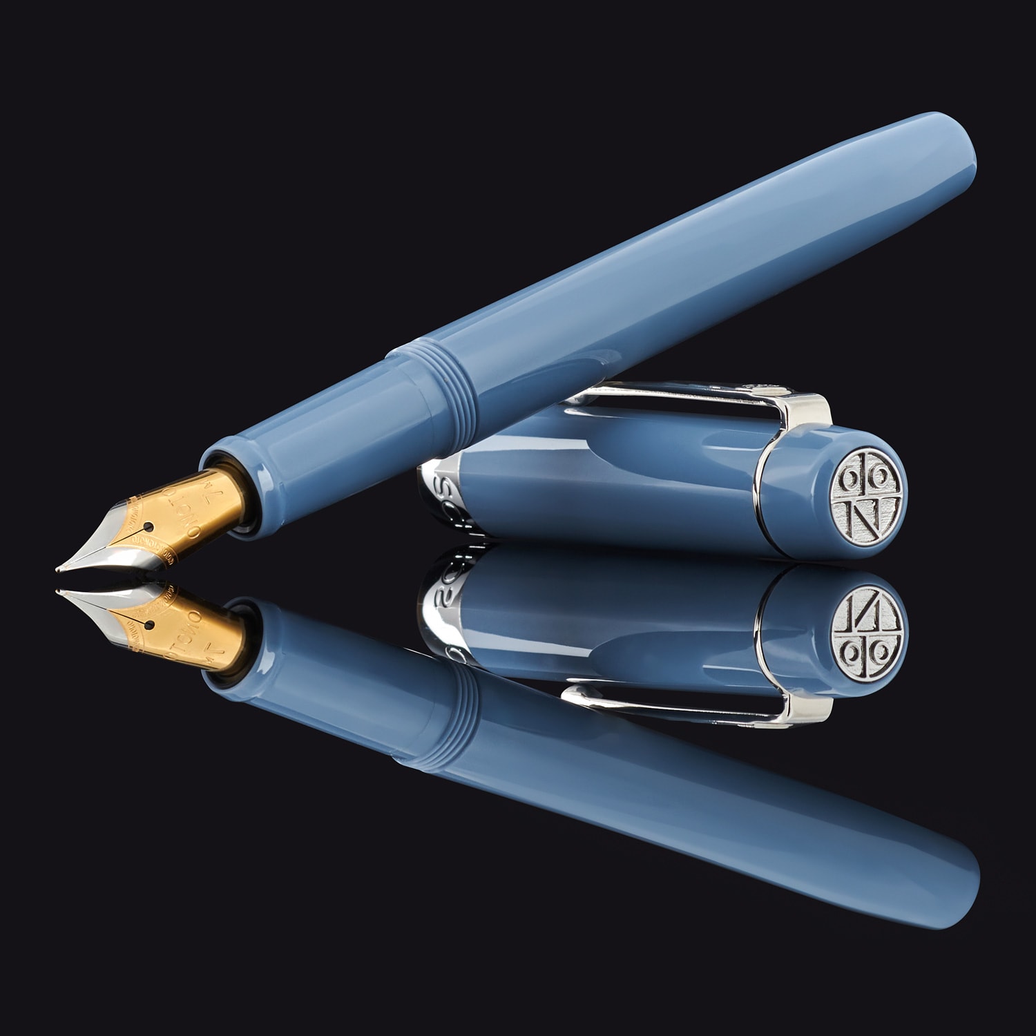 Onoto Scholar Palladium Dolma Kalem - Sky Blue