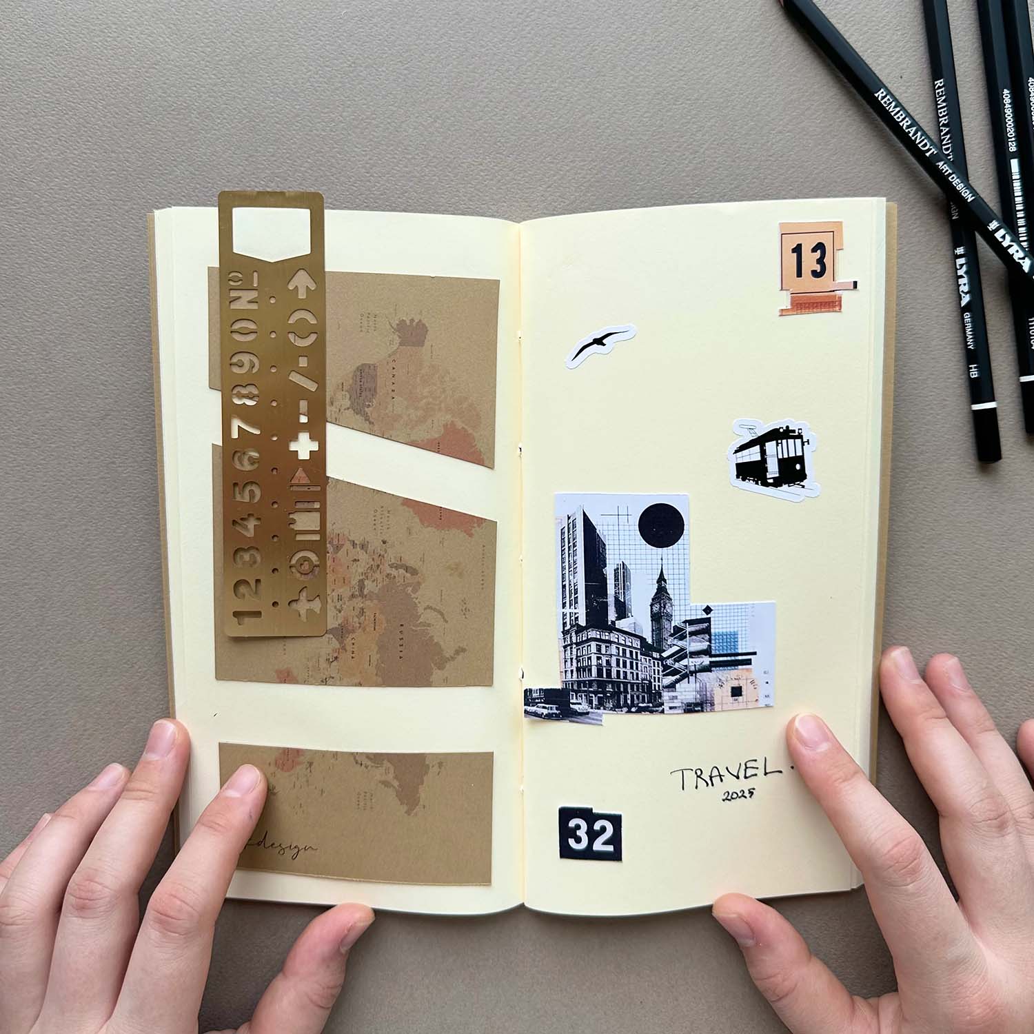 Euk Design Pirinç Şablon Ayraç