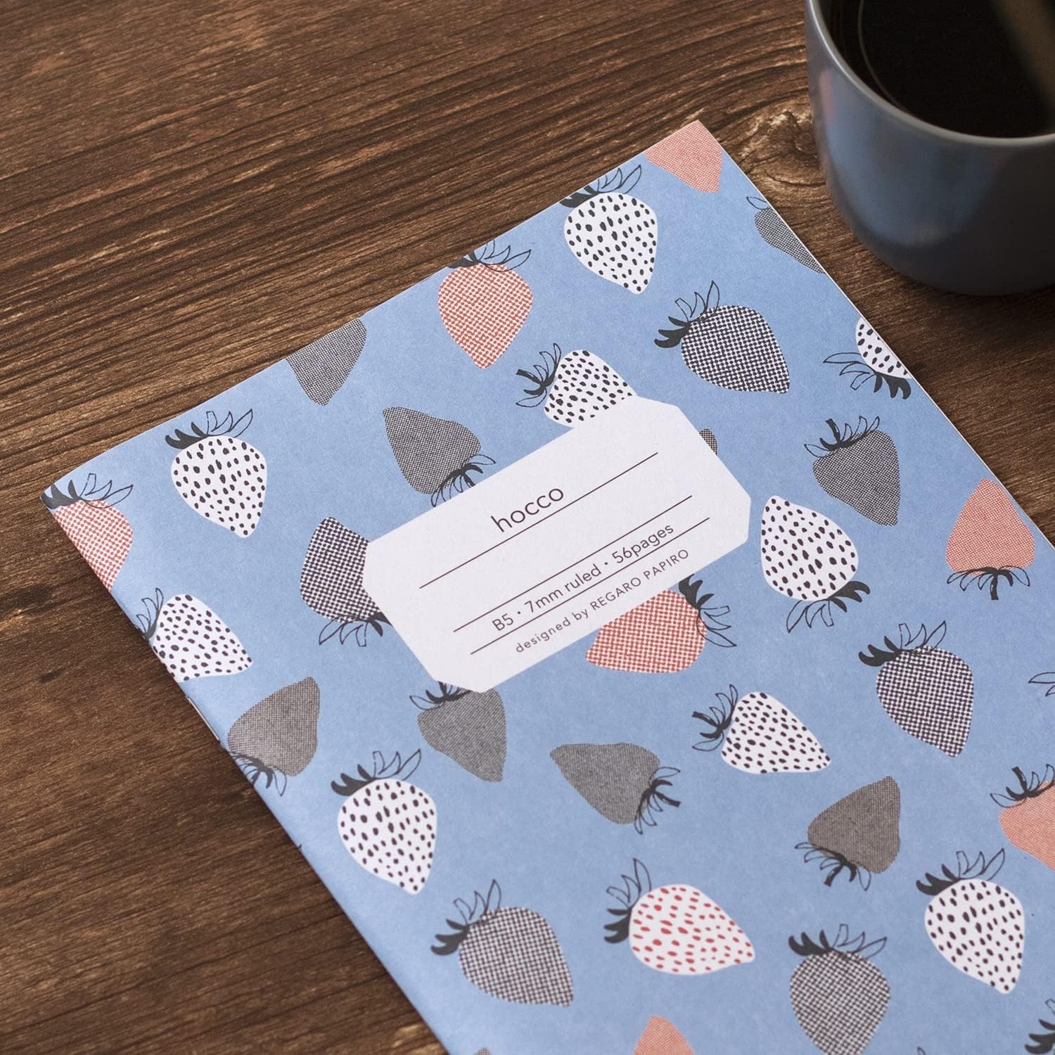 Apica Hocco A7 Çizgili Defter - Çilek
