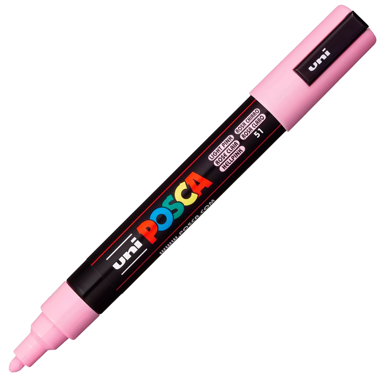 Uni Posca 5M Markör Kalem - Açık Pembe