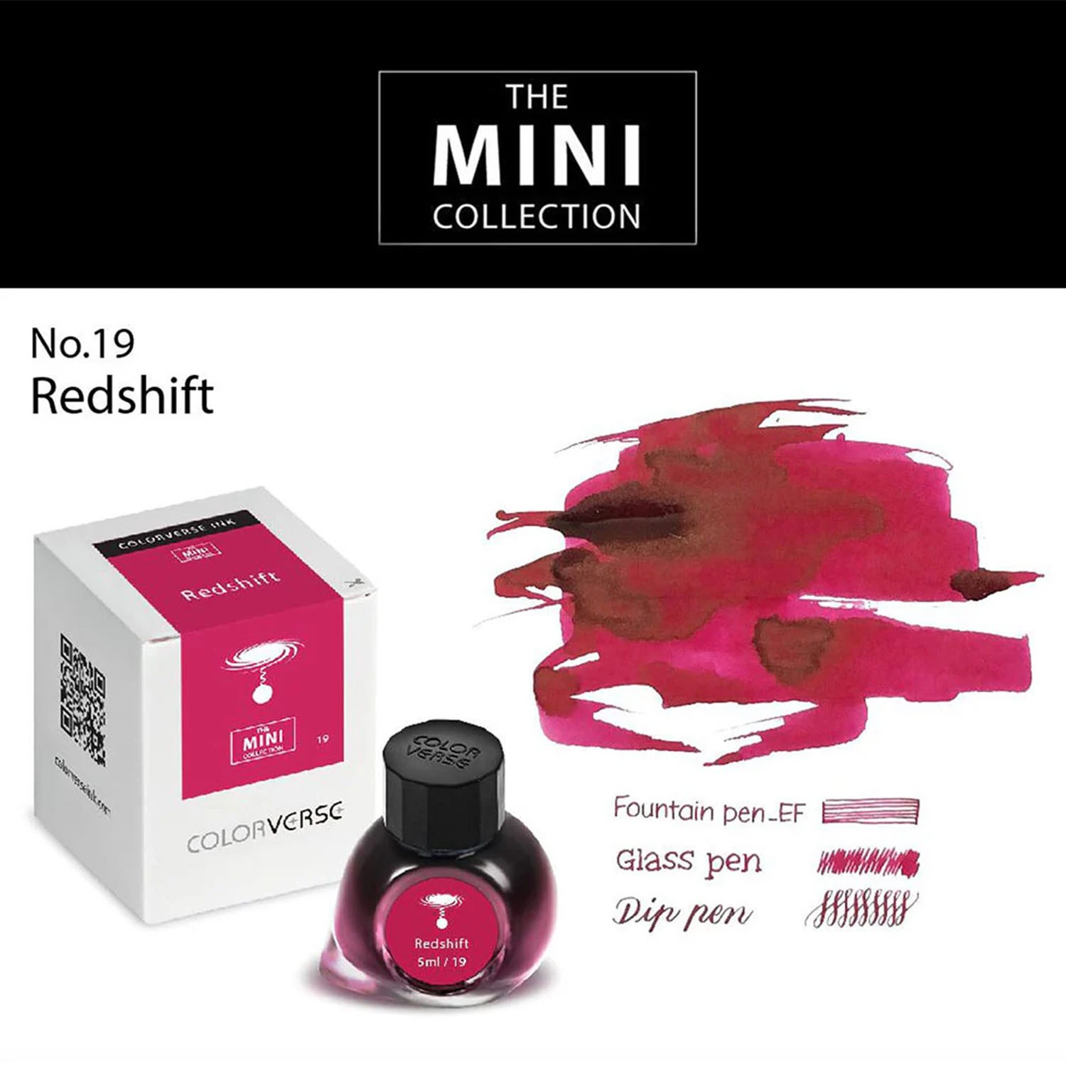Colorverse The Mini Collection No. 19 Redshift Şişe Mürekkep - 5 ml